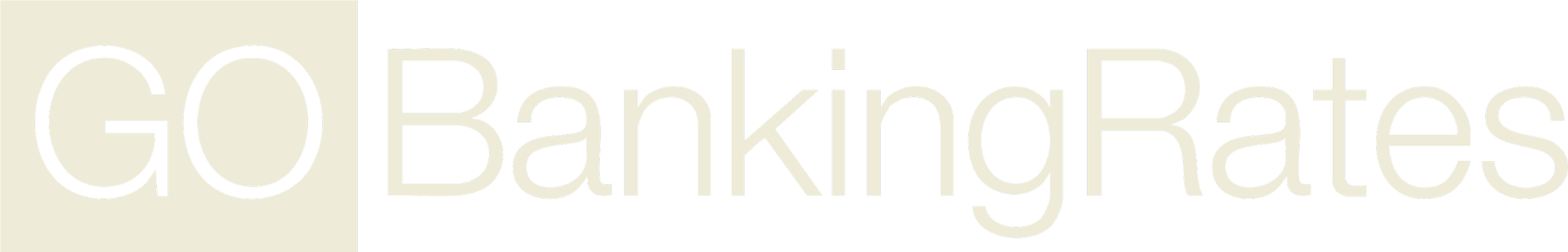 Text that reads 'Go BankingRates' on a black and ivory background.
