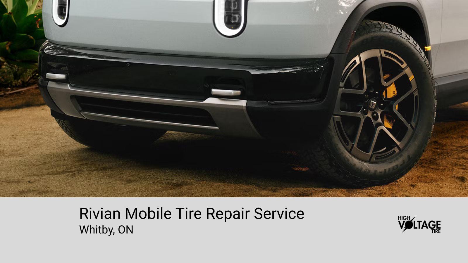 Rivian Mobile Tire Repair Service in Whitby, Ontario