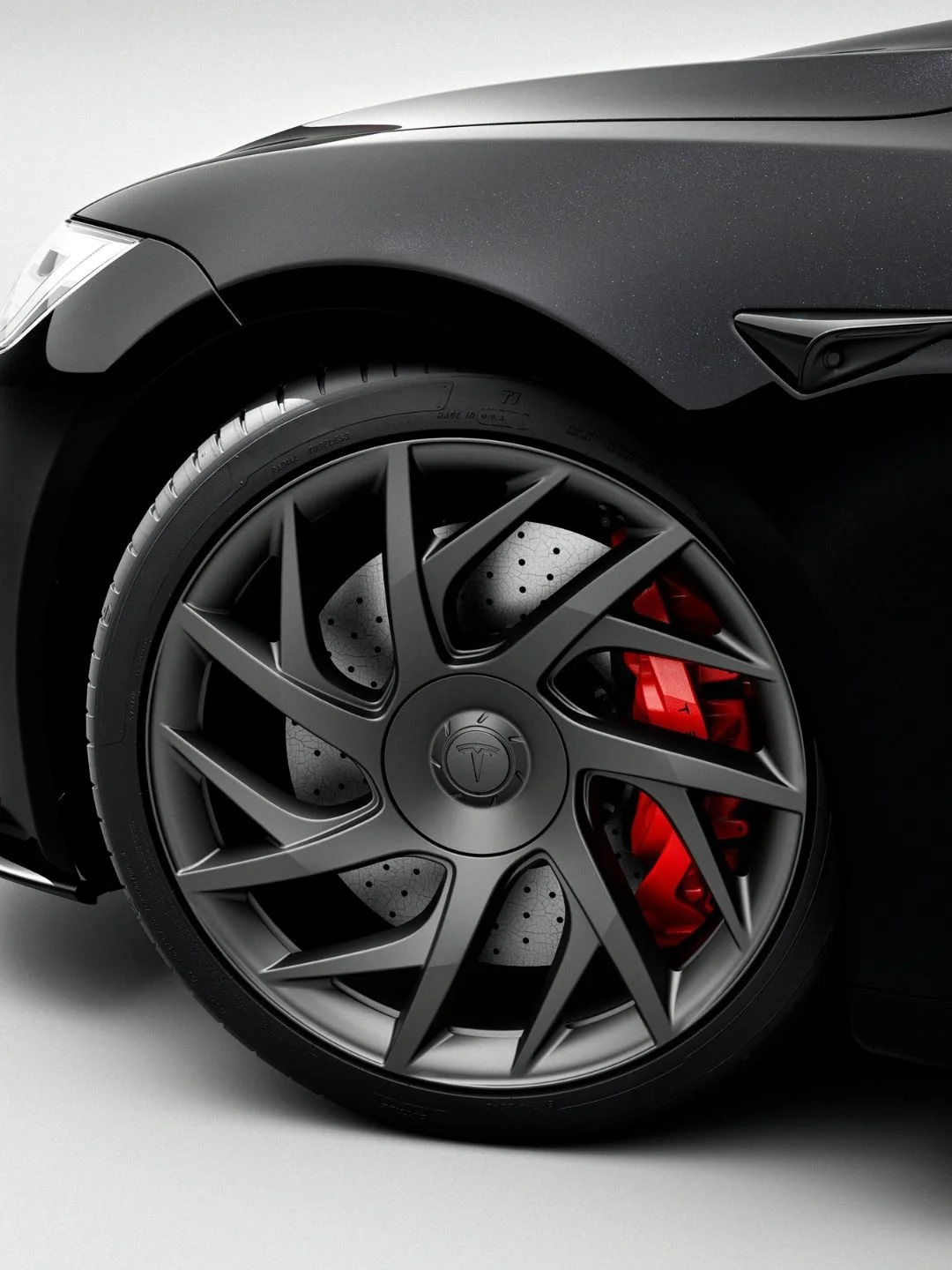 Tesla Tires With Driveway Installation