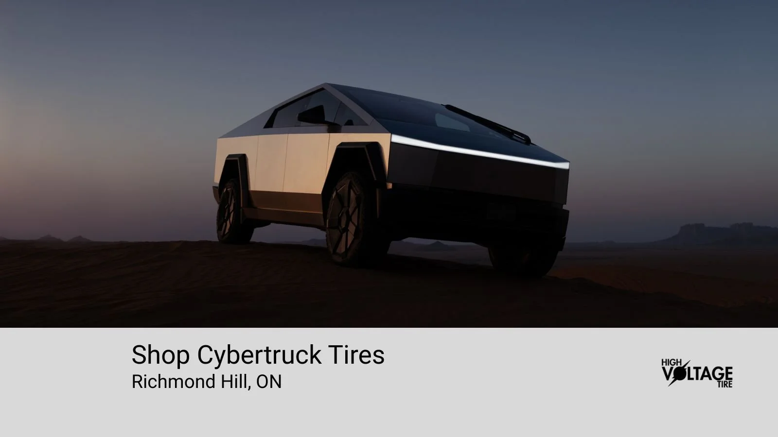 Shop New Cybertruck Tires Online — Mobile Driveway Installation in Richmond Hill