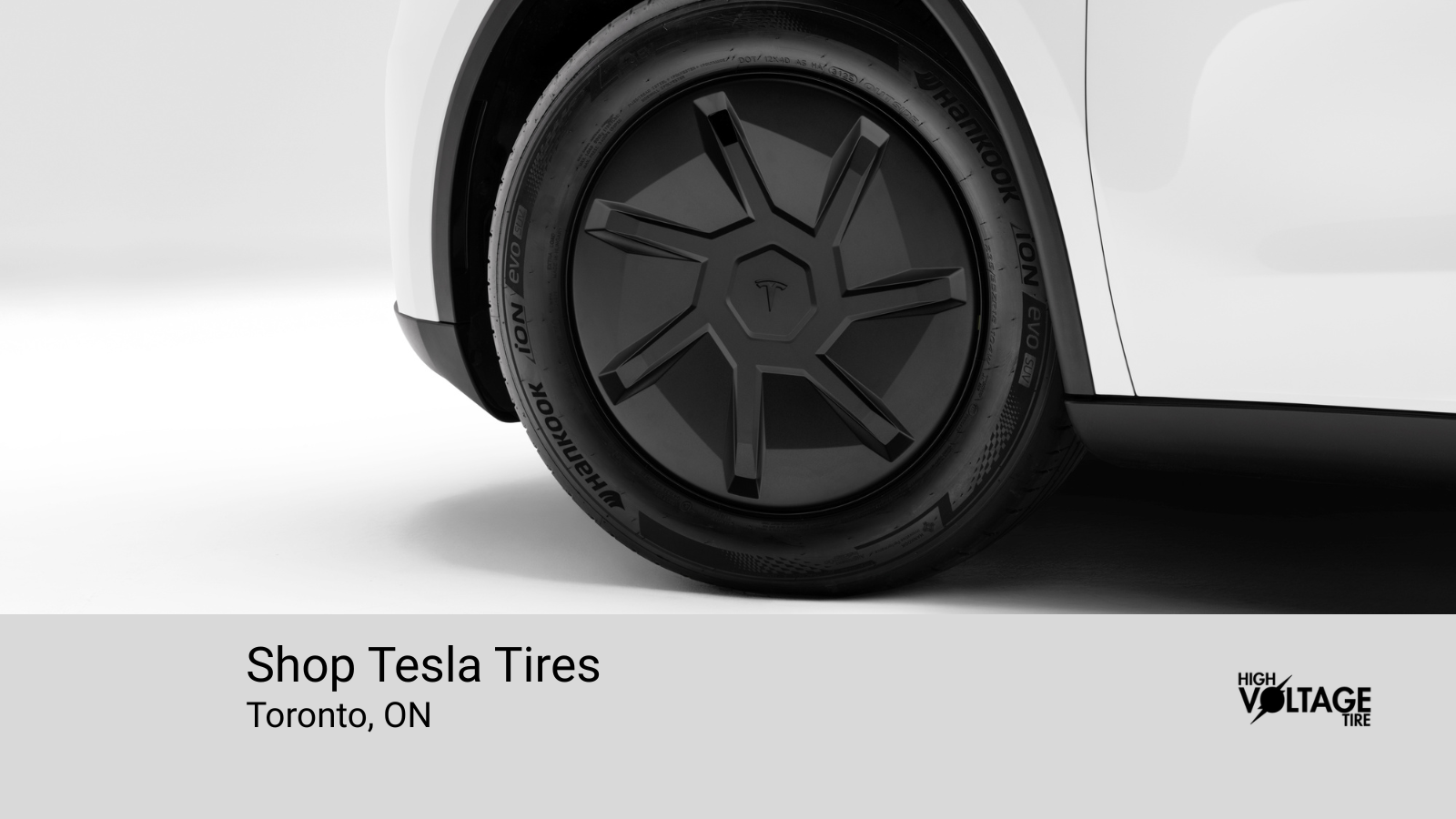 Shop Tesla tires in Toronto, Ontario at High Voltage Tire.