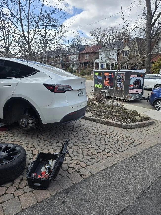 EV Mobile Tire Change Service