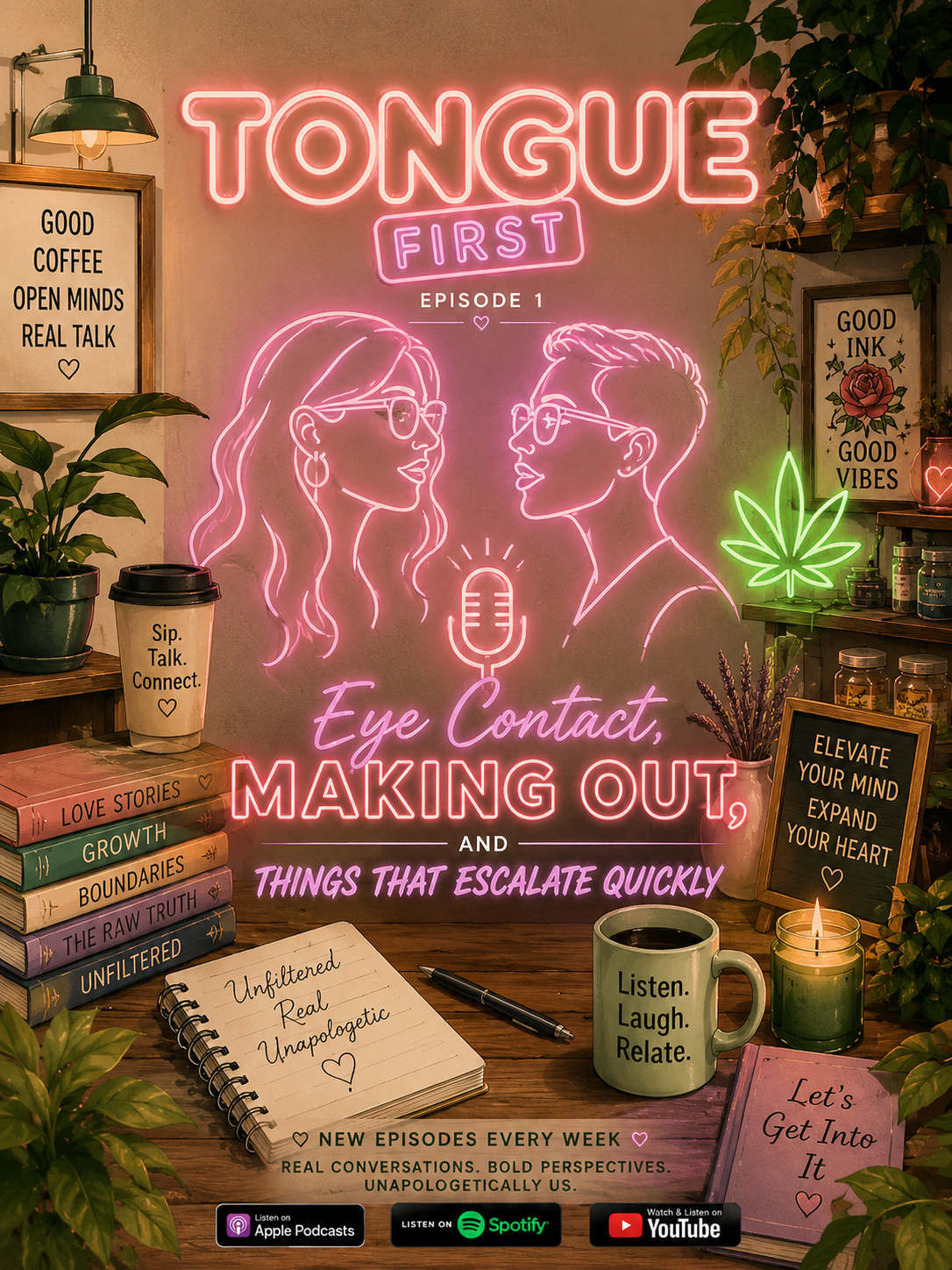Ep 1 - Eye Contact, Making Out, and Things That Escalate Quickly