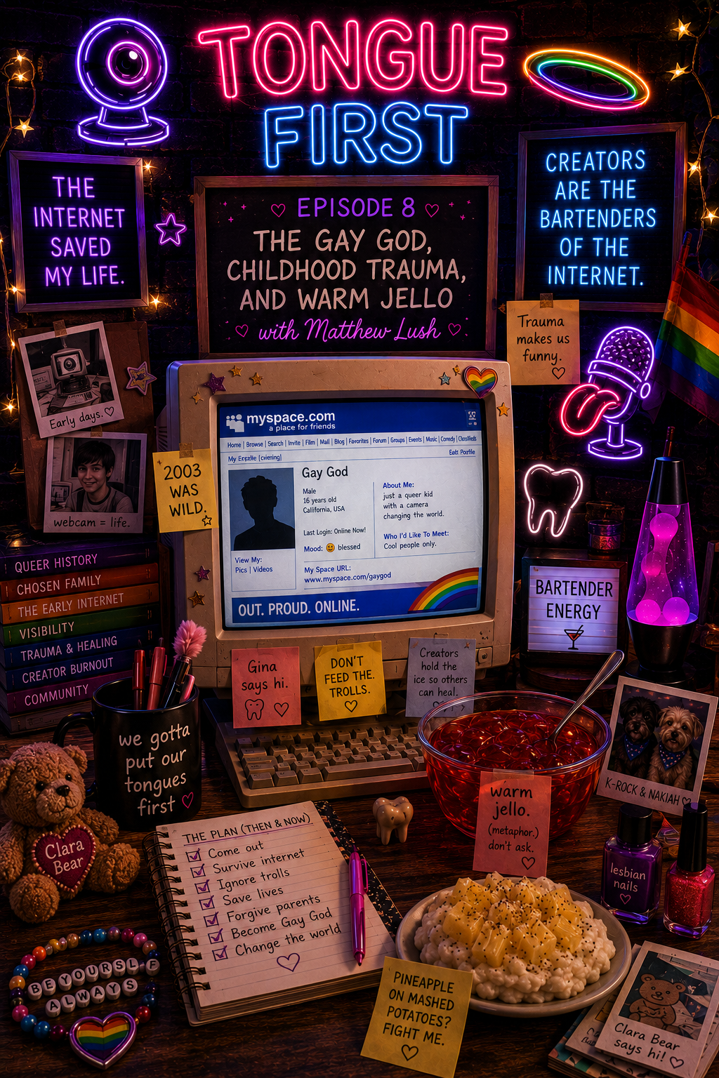 Ep 8 - Gay God, Childhood Trauma, and Warm Jello with Matthew Lush
