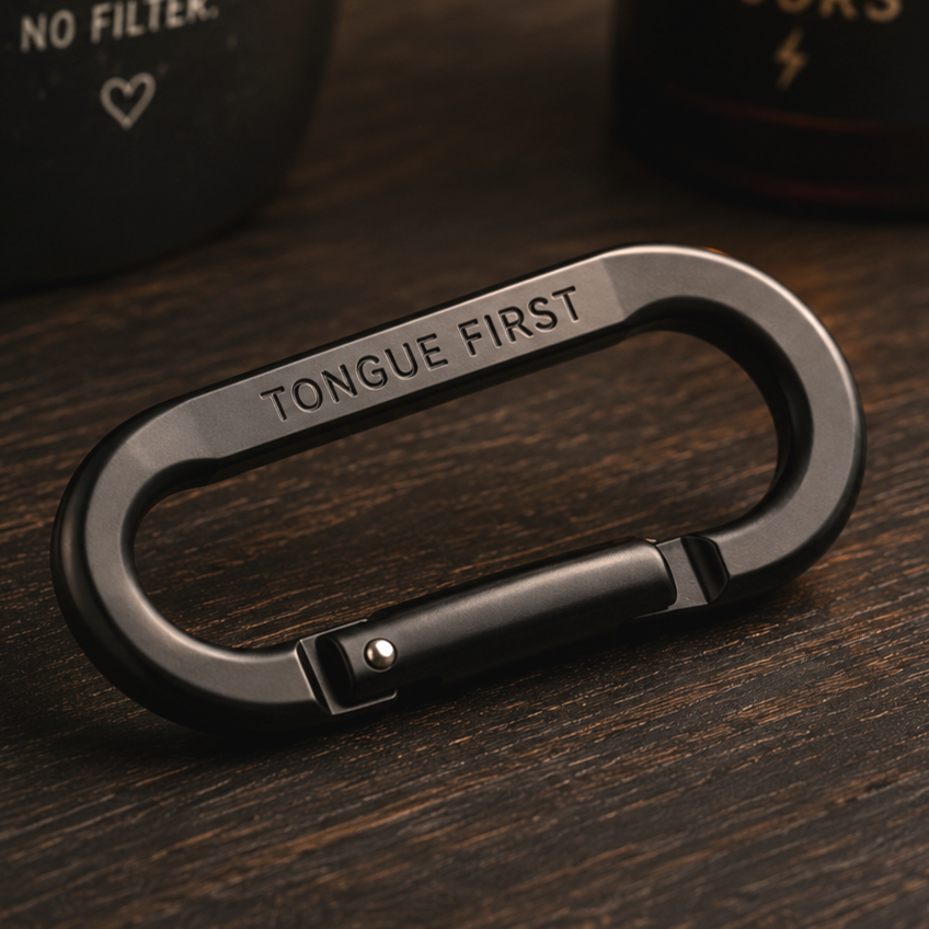 Tongue First Carabiner
