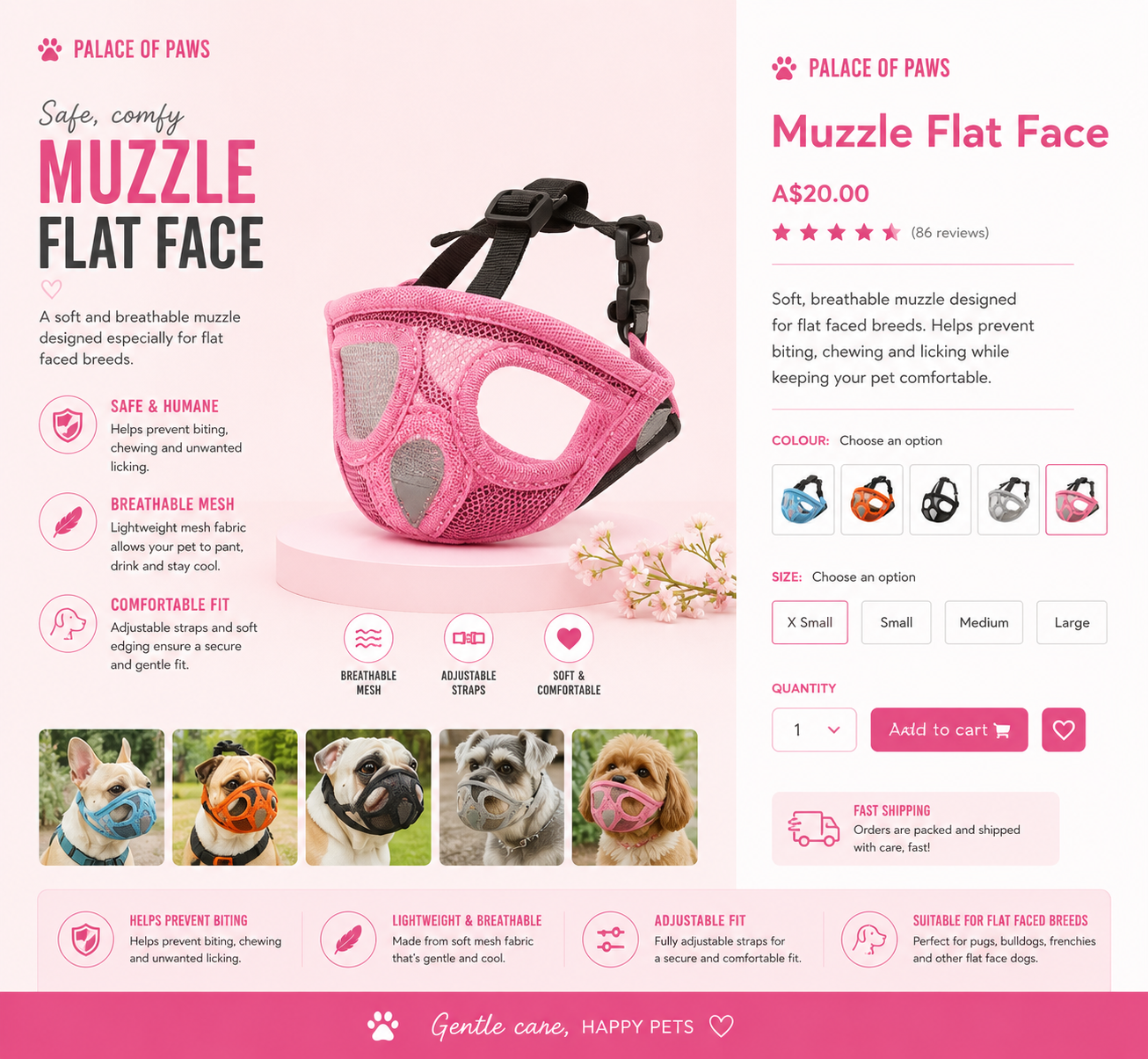 Muzzle Flat Face