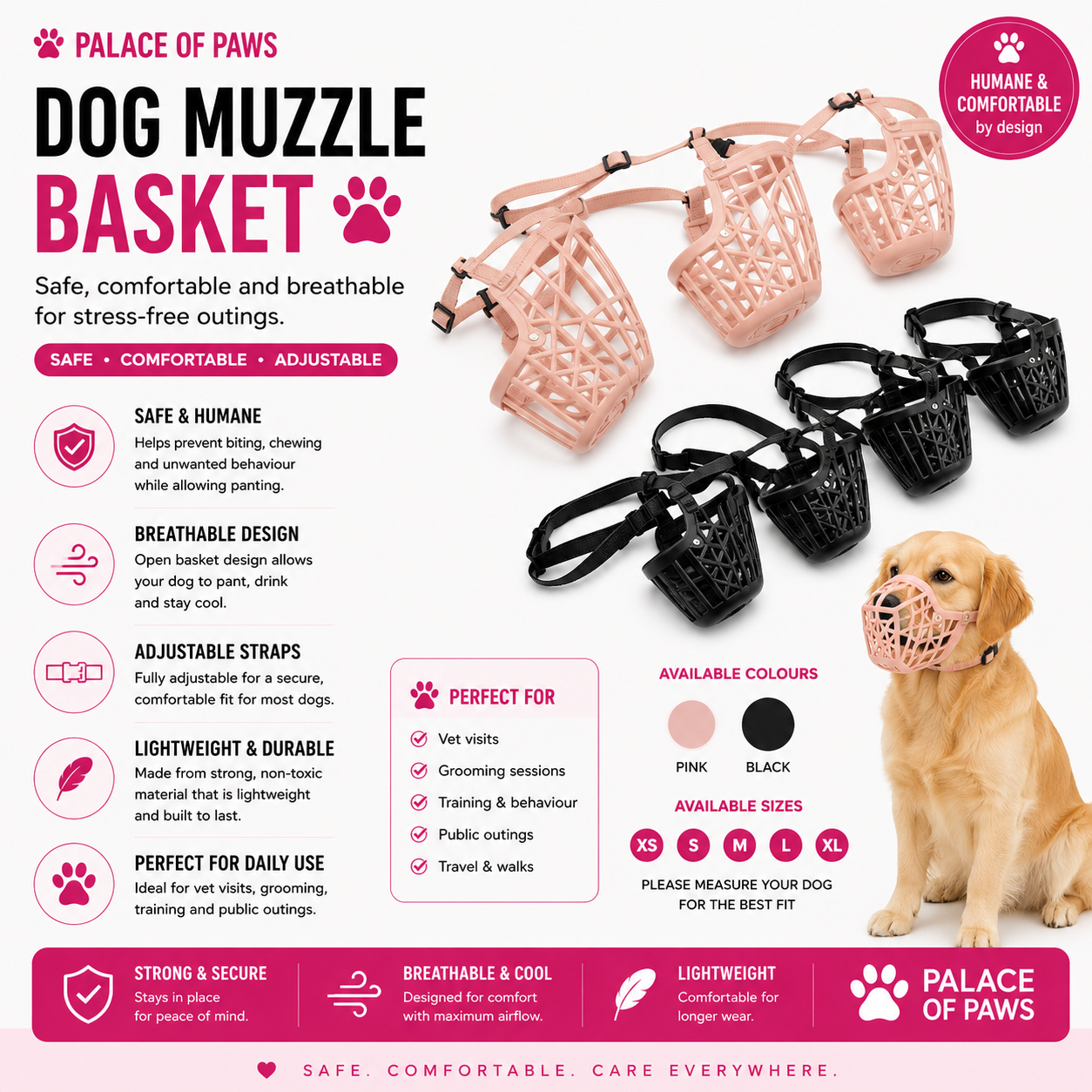 Plastic Muzzles Set