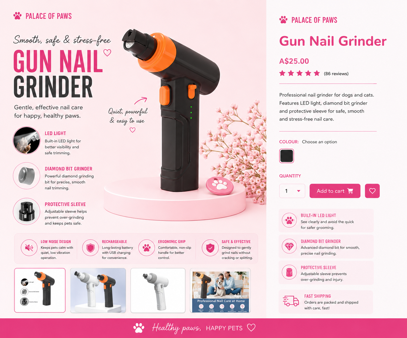 Gun Nail Grinder