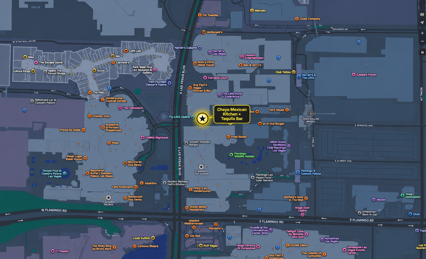 Map of Chayo Location