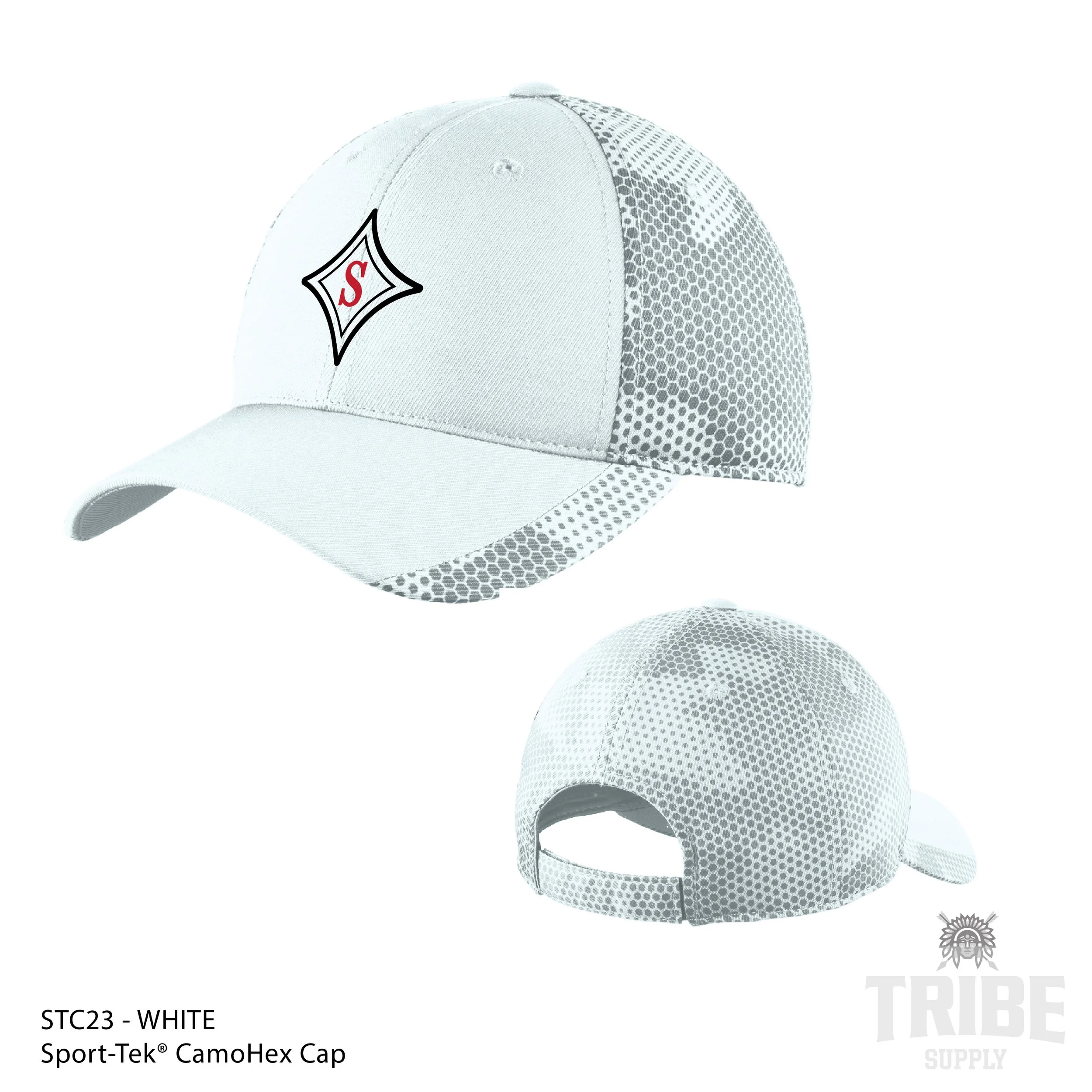 Diamond Embroidery Sport-Tek® CamoHex Cap STC23