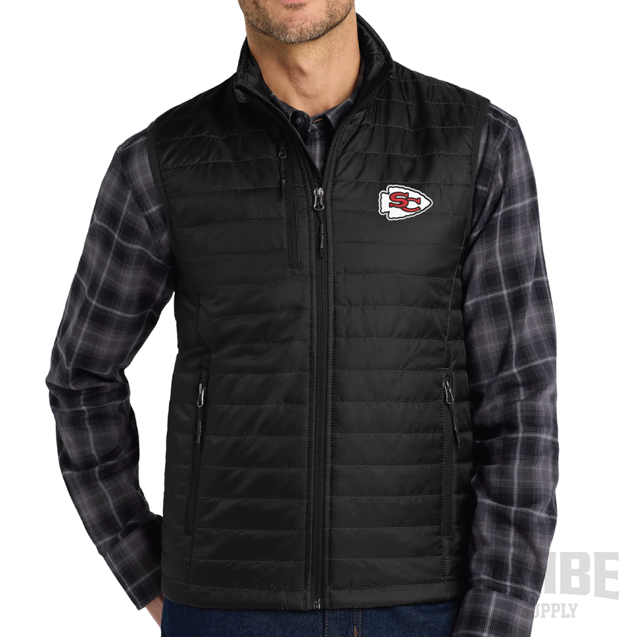 Embroidered Port Authority® Packable Puffy Vest J851