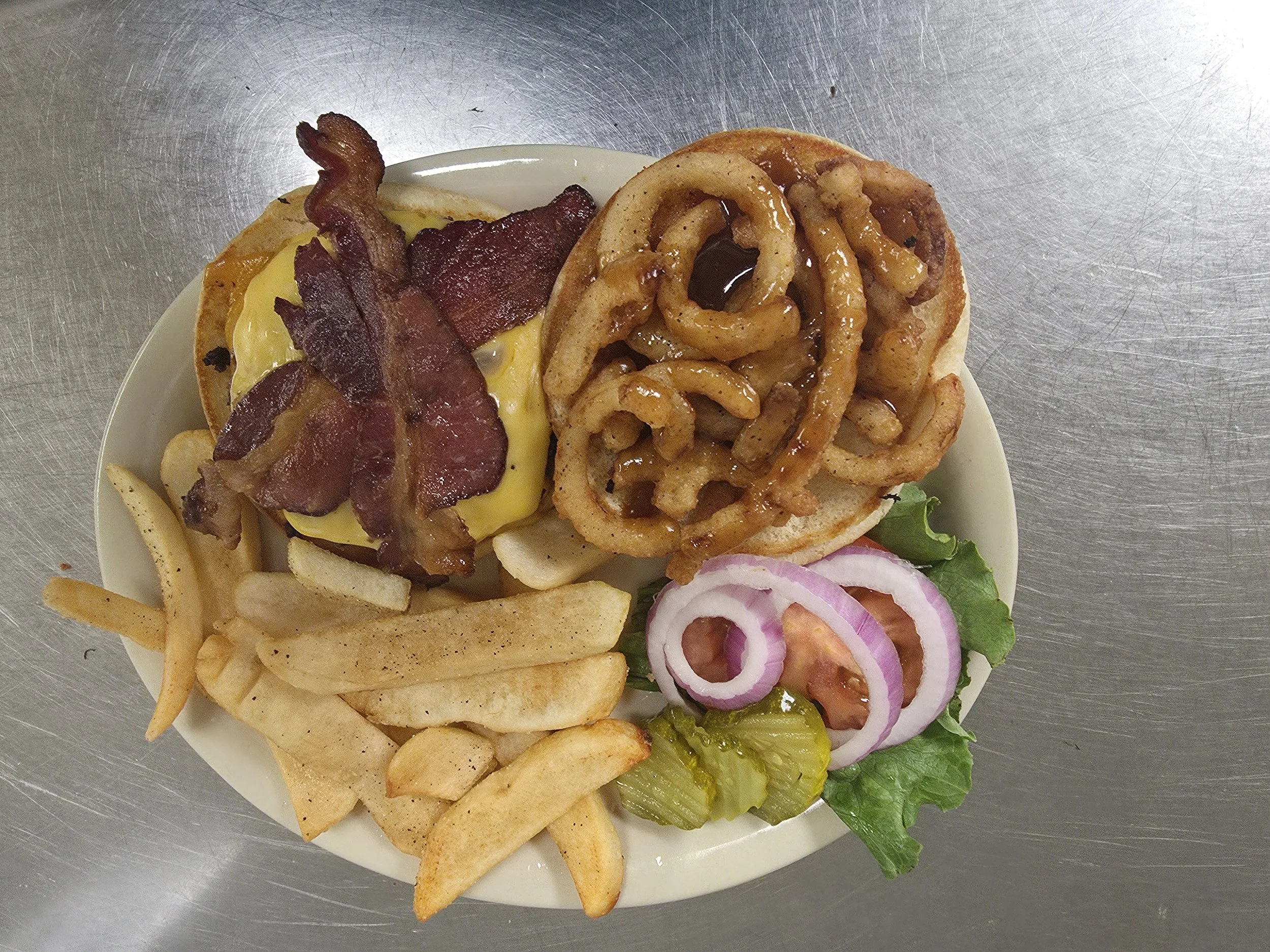 Midway 121 Burger with Fries