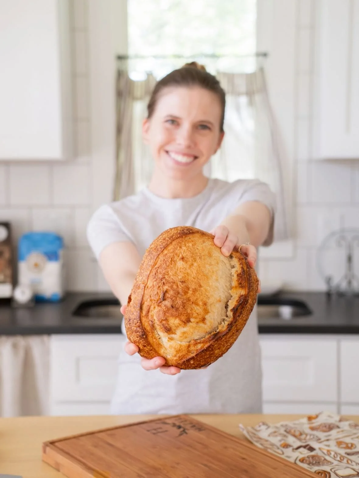 Meet the Baker 👩🏼&zwj;🍳 

Hi! I&rsquo;m Whit, and before sourdough took over my life, I worked as an oncology nurse. I grew up in Illinois, moved to Cleveland to start my nursing career, then spent a few years travel nursing in places like Seattle