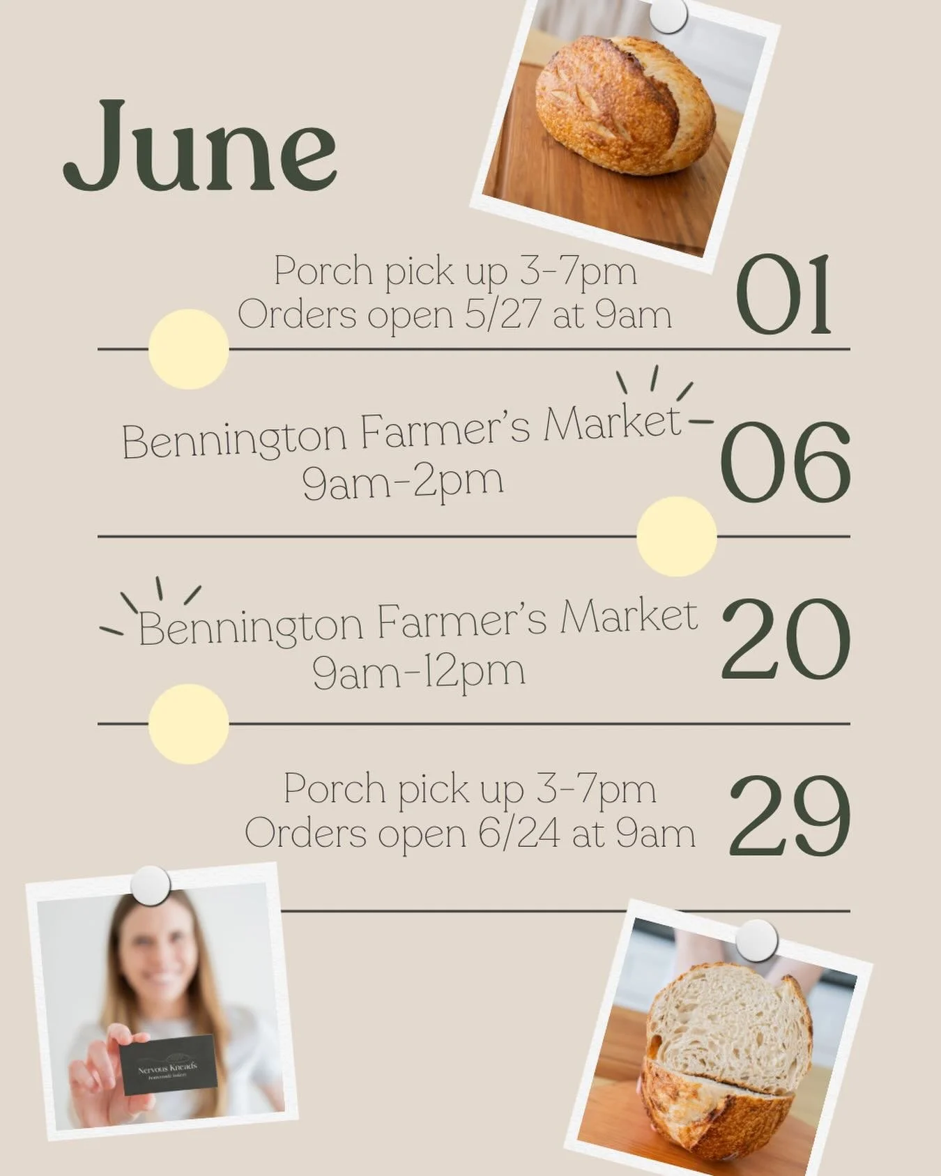 Nervous Kneads | Sourdough Bread, Bakes, and Cinnamon Rolls — photo from nervouskneadshomemadebakery.com