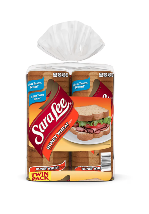 Sara Lee Honey Wheat Bread 20 oz., 2 pk.