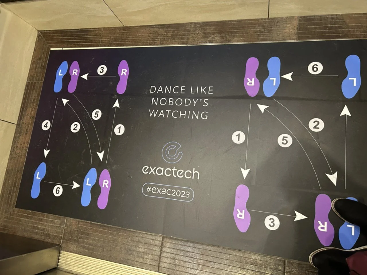 elevator floor decal