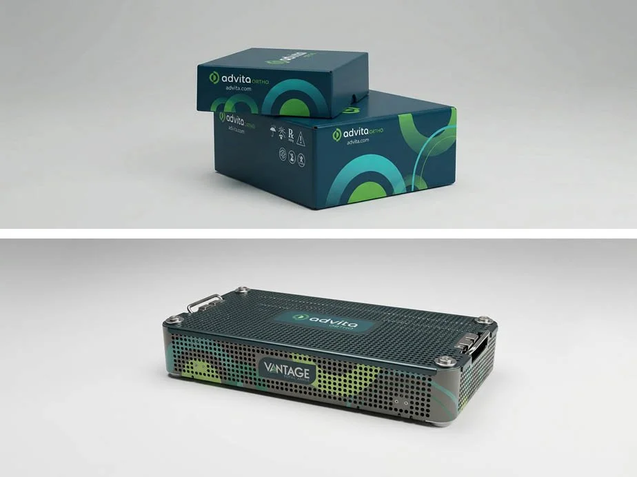 product boxes and instrument tray
