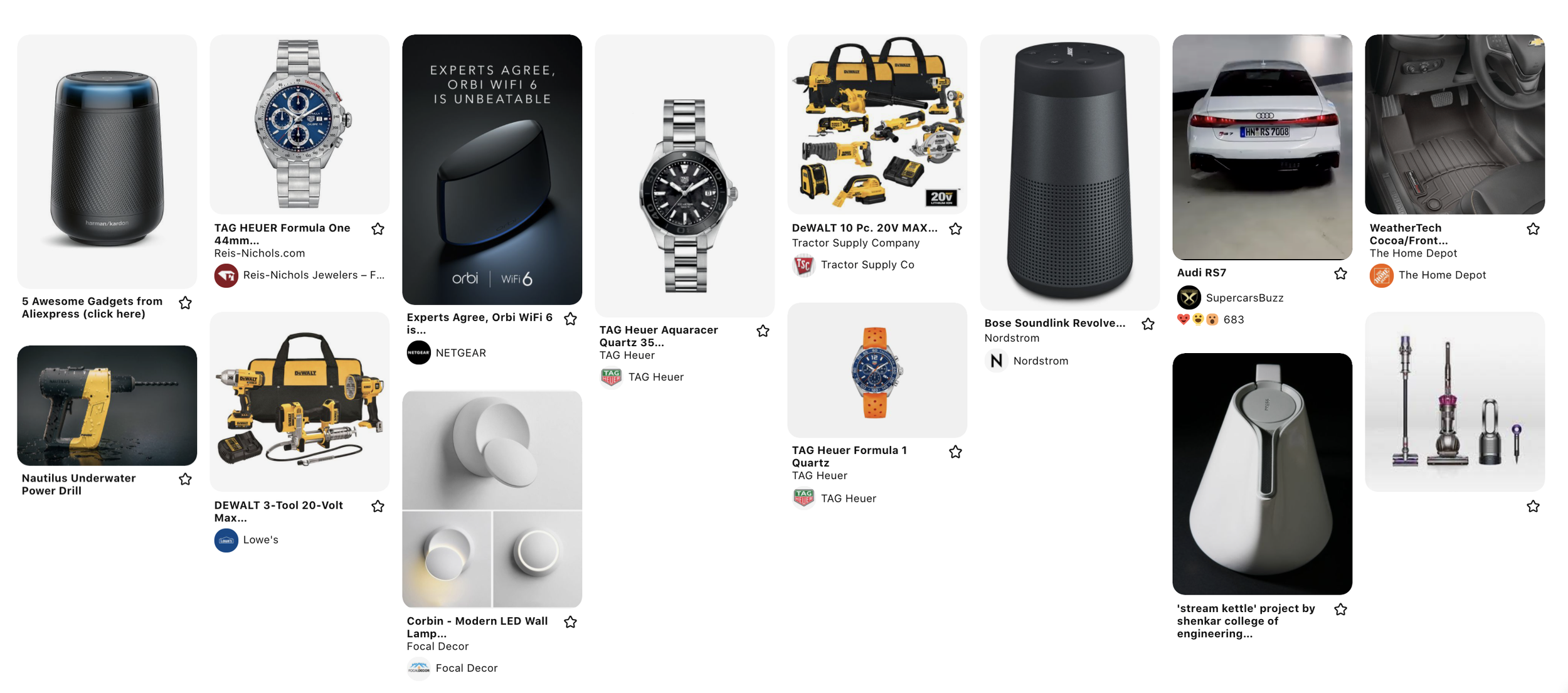 pinterest board