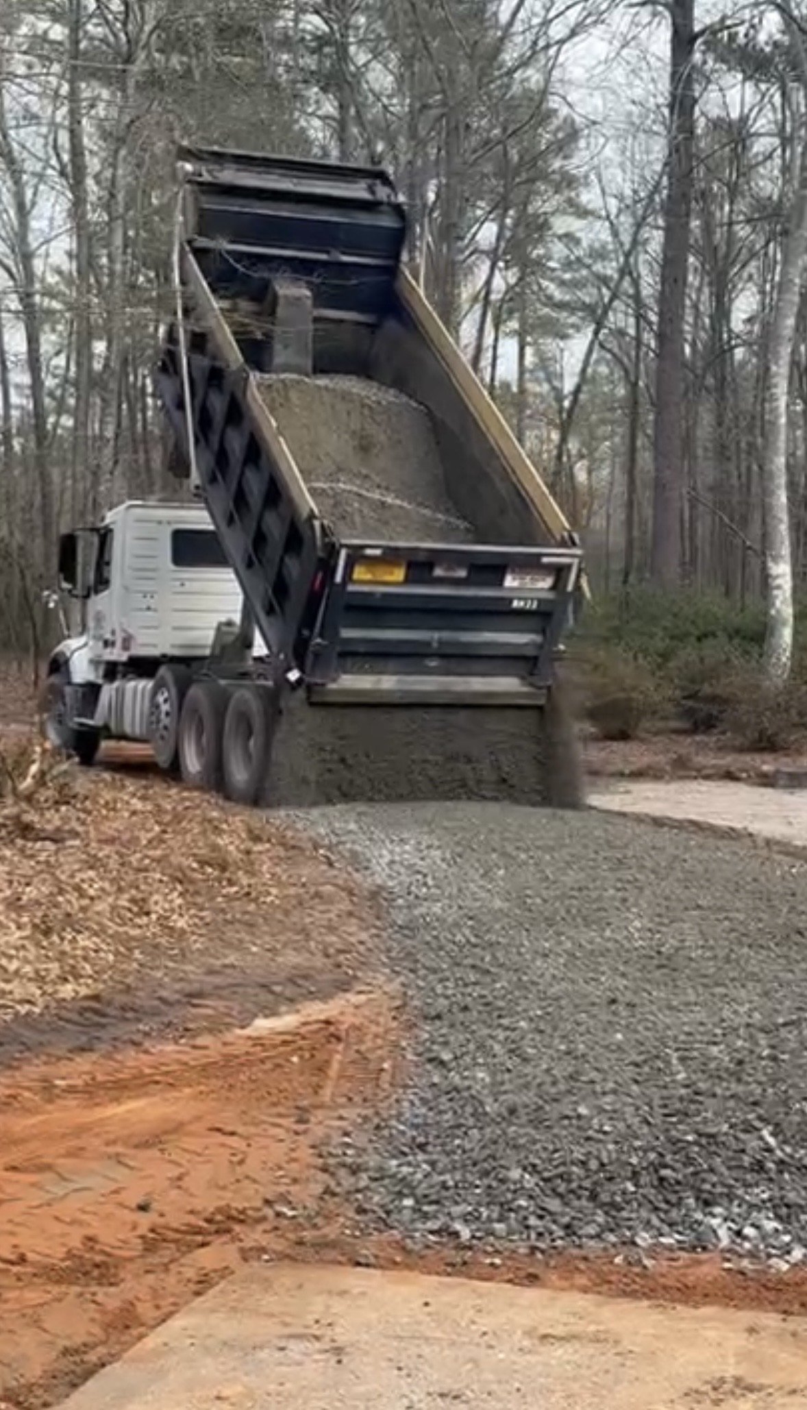 Rock Driveway Installation