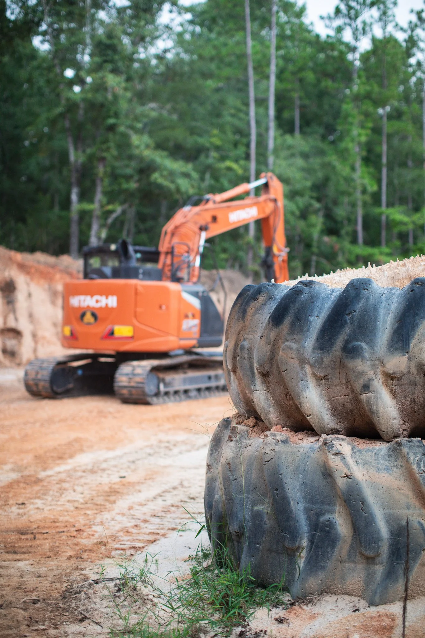 Demolition and site cleanup on a property near Aiken County, SC.
