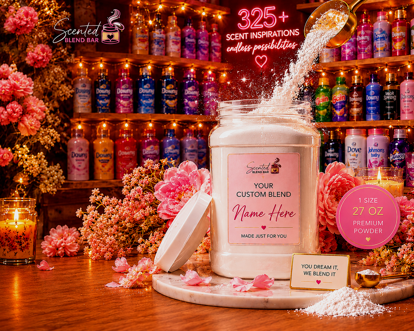 CUSTOM BLEND — 27 OZ SCENTED POWDER
