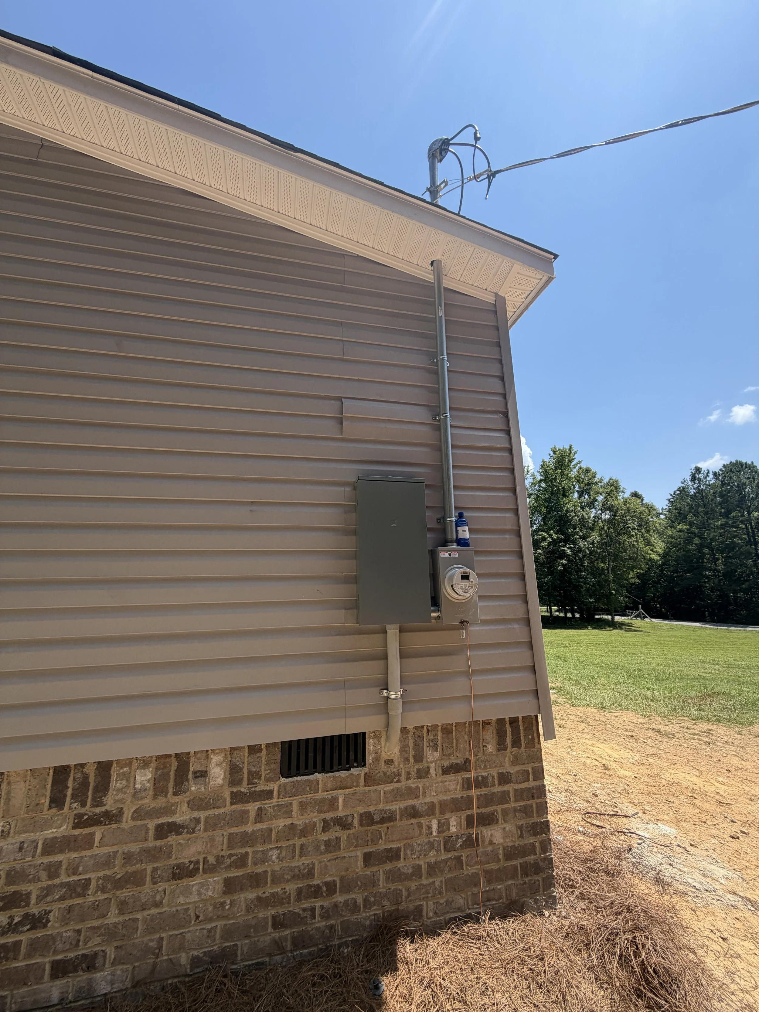 A recent service we completed for a customer in Ohatchee, Alabama