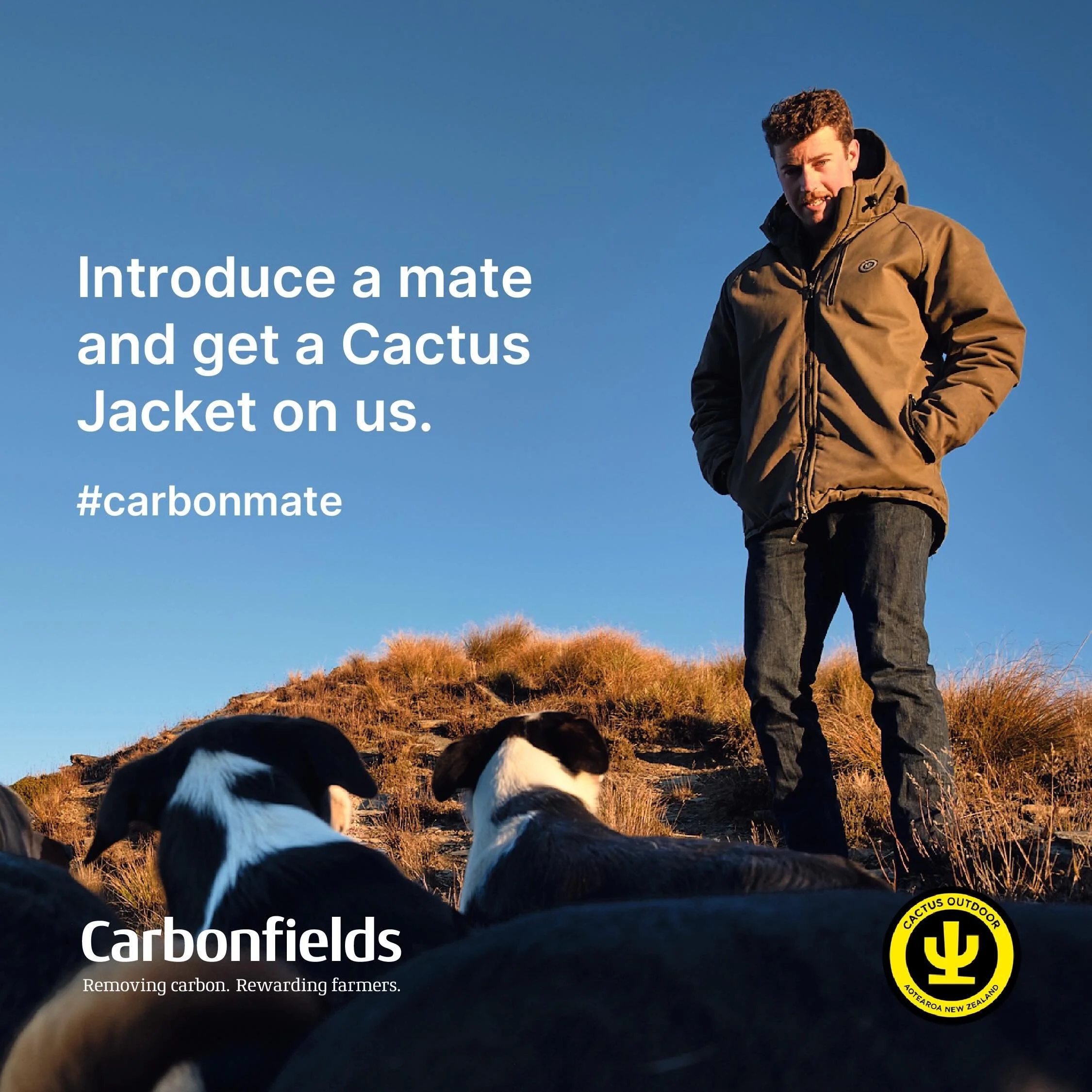 Introduce a mate, neighbour or someone you reckon will have vegetation that will qualify - and we will get you a Cactus Titan or Norbu Jacket on us. ( once they confirm an ETR account with us )  Introduce a few - and we will kit out the family in Cac