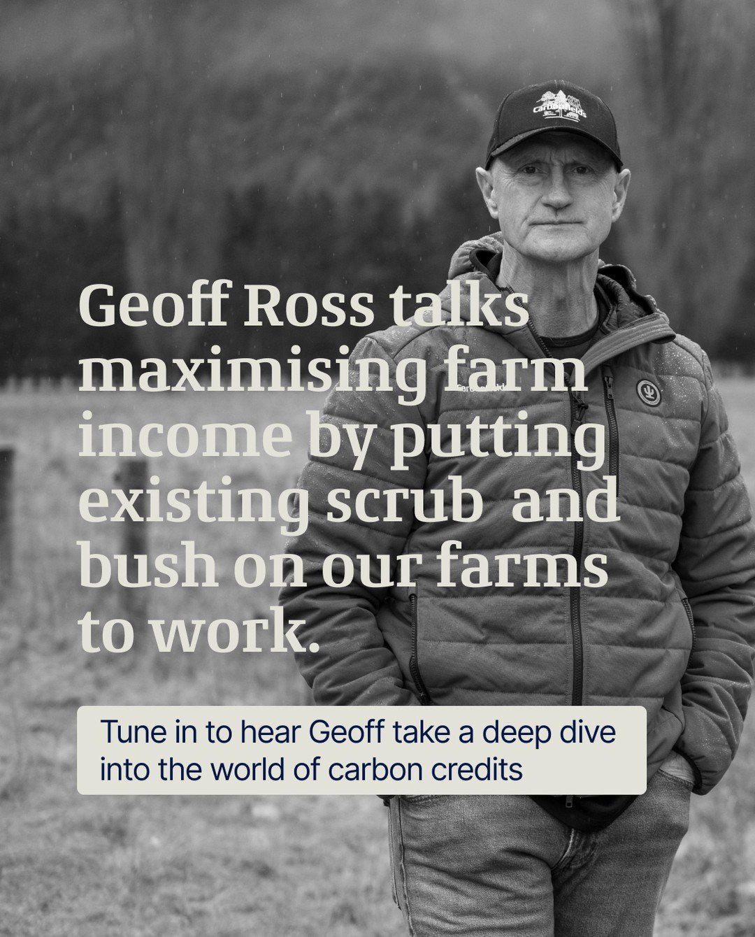 Tune in to hear Geoff Ross and Dominic George from the Rural Exchange Podcast talk about maximising farm income by putting existing scrub and bush on our farms to work. 

https://omny.fm/shows/rural-exchange/mining-carbon-credits-from-hill-country-sc