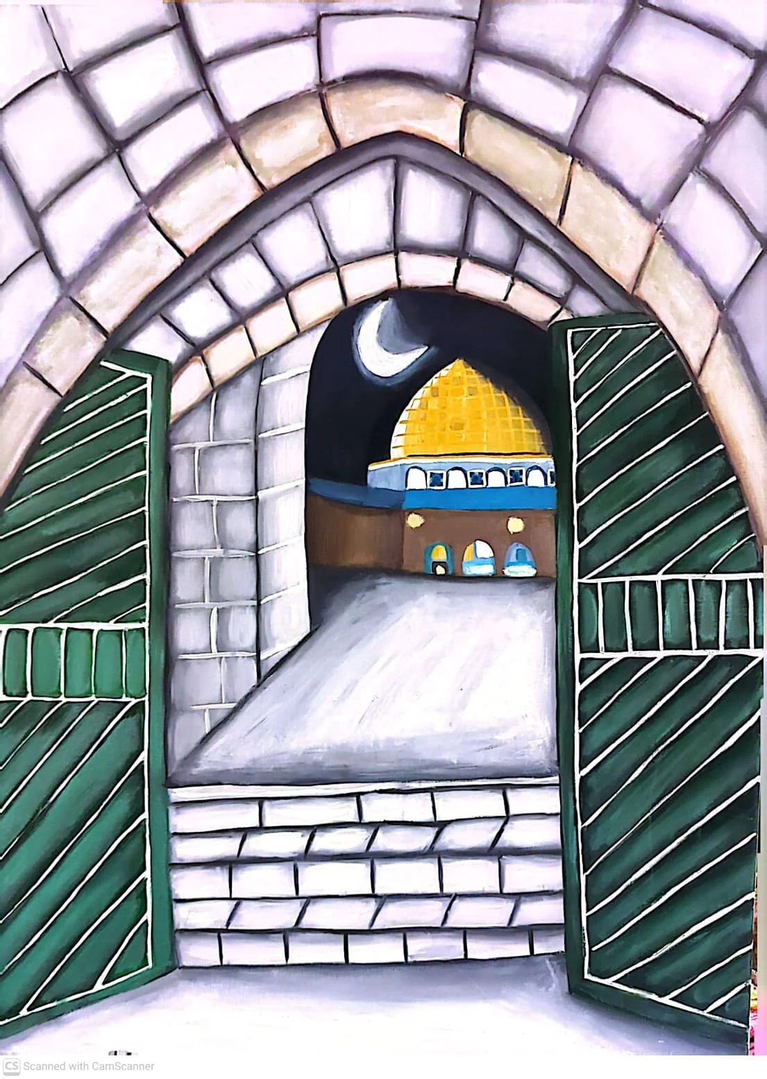 Dome of the rock (print)
