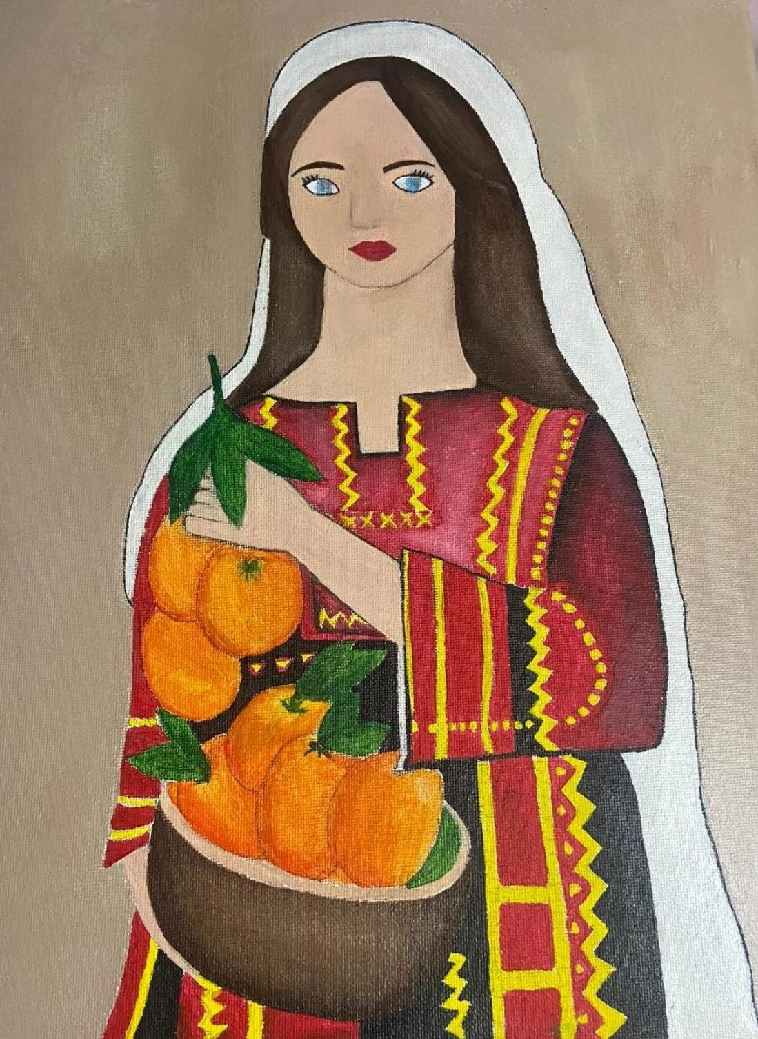 Jaffa oranges (print)