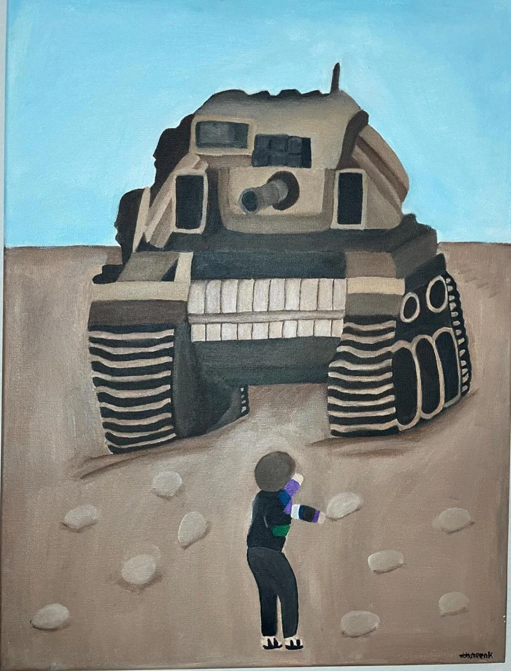 Young courage (print)