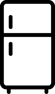 A black silhouette of a cartoon character resembling a dog wearing a hat, with a speech bubble.