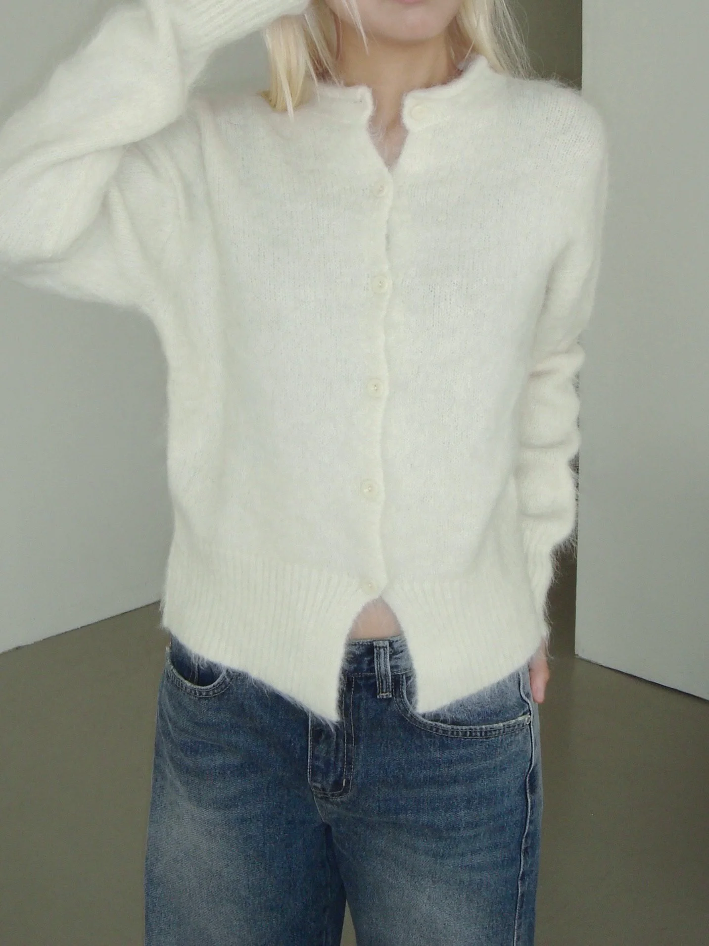Alpaca loose-fit knit cardigan 1.JPG