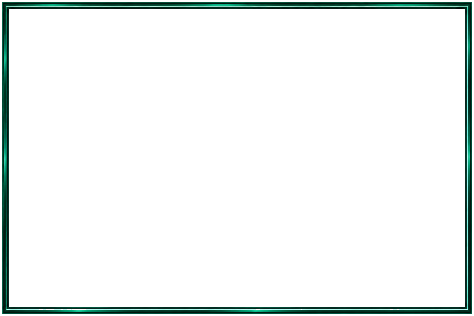 Empty light blue background with a glowing green border.