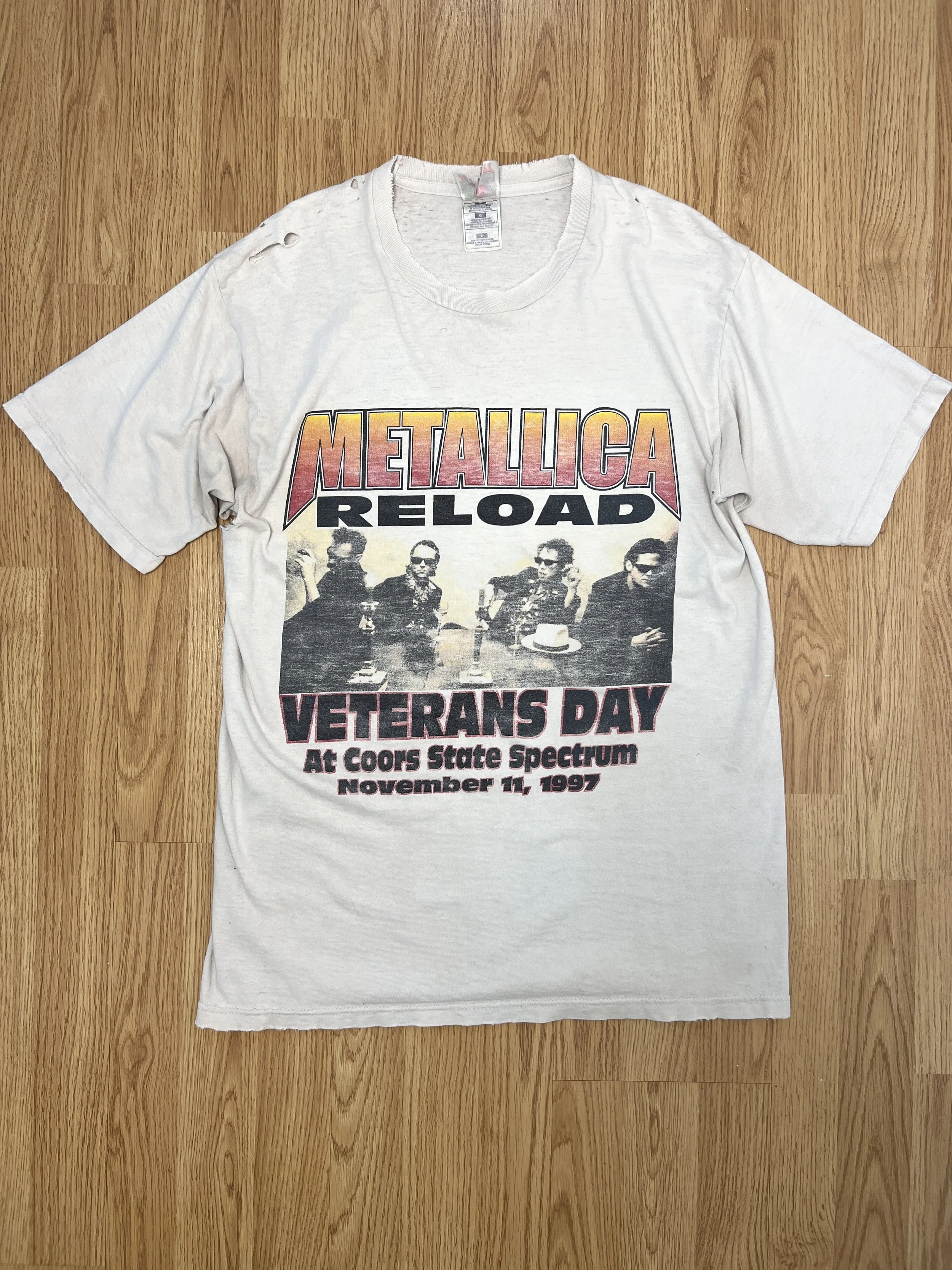 1997 Metallica Reload Veterans Day Parking Lot Boot