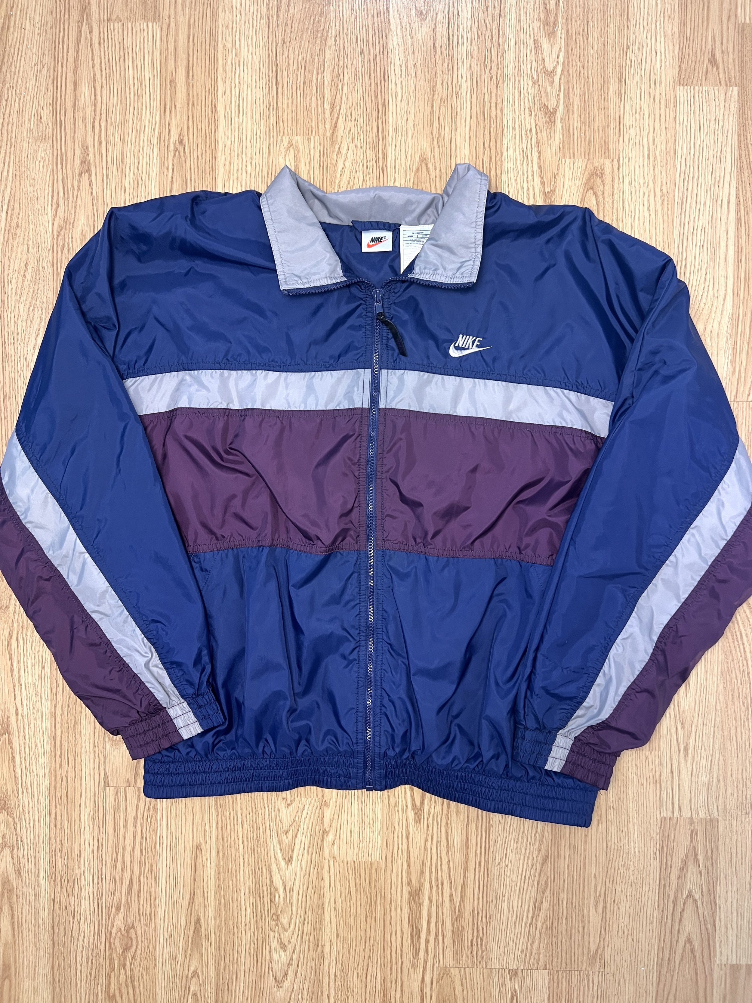 90s Nike Navy Windbreaker Jacket