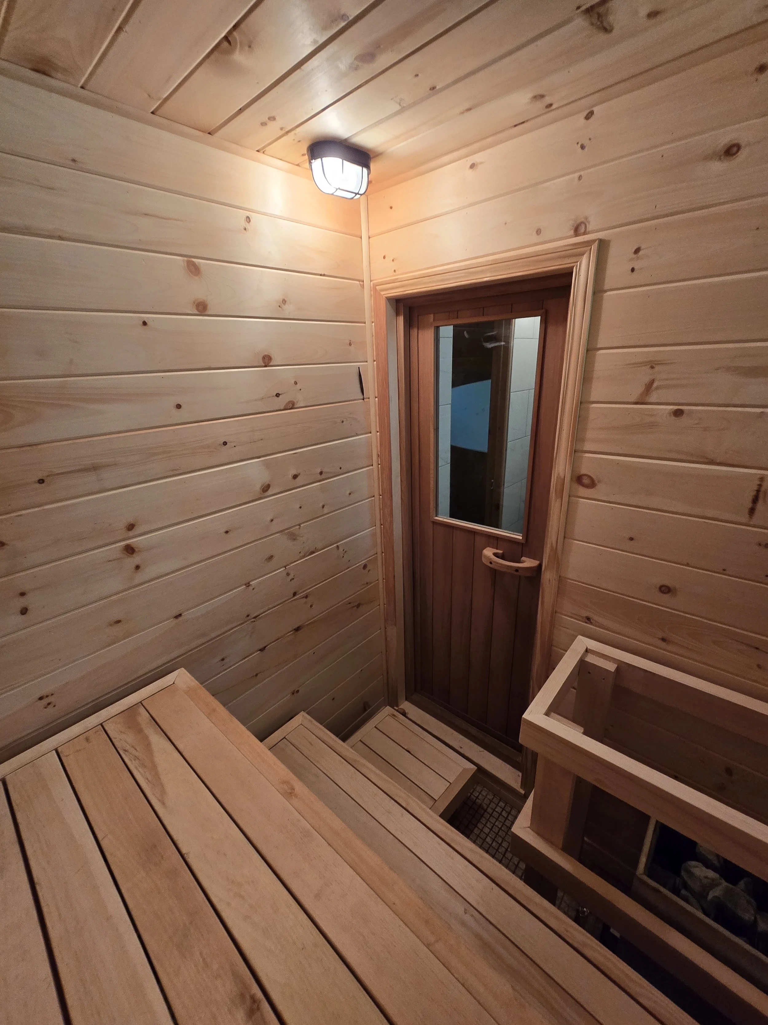 After
Shower/Sauna