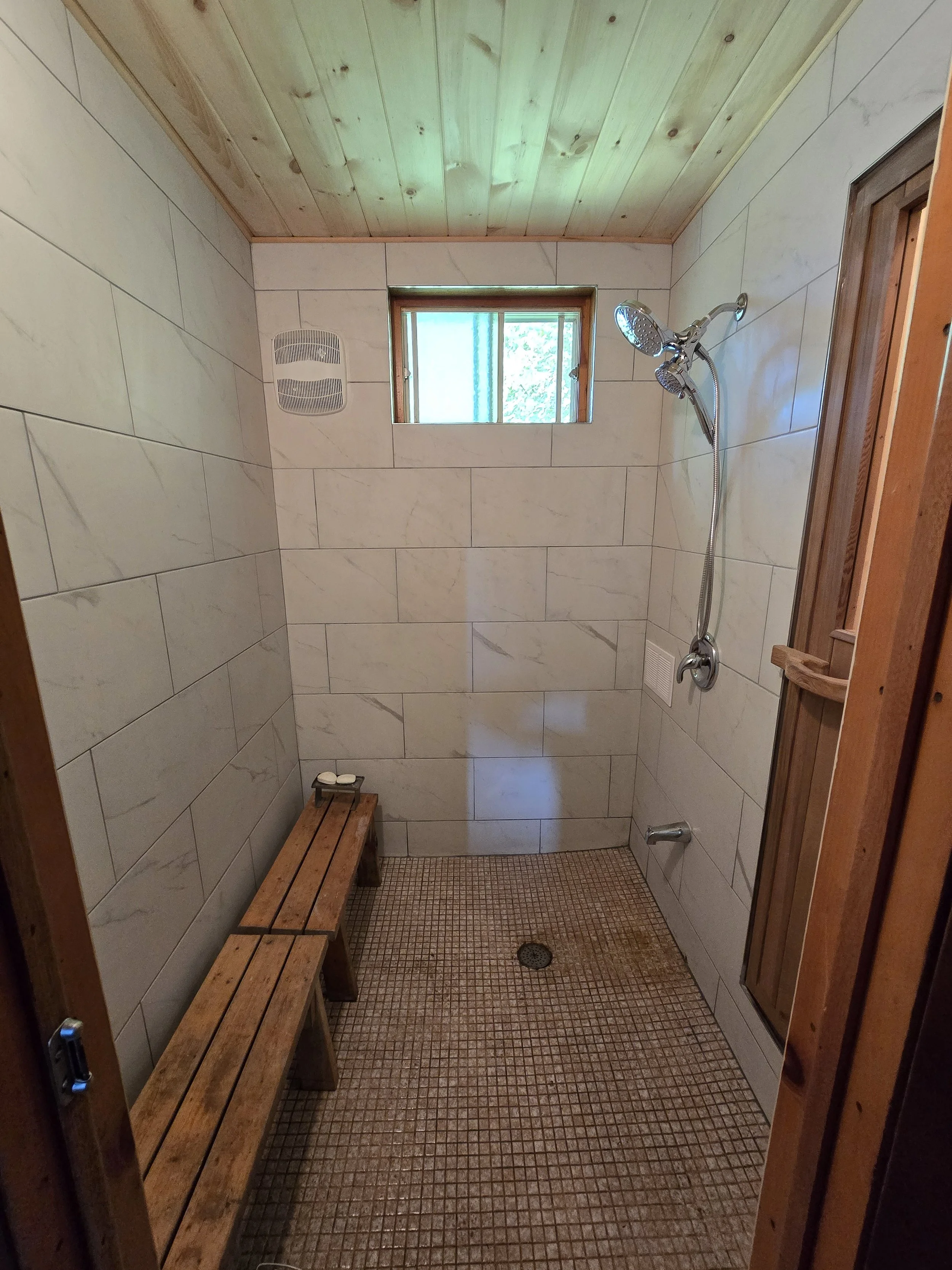 After
Shower/Sauna