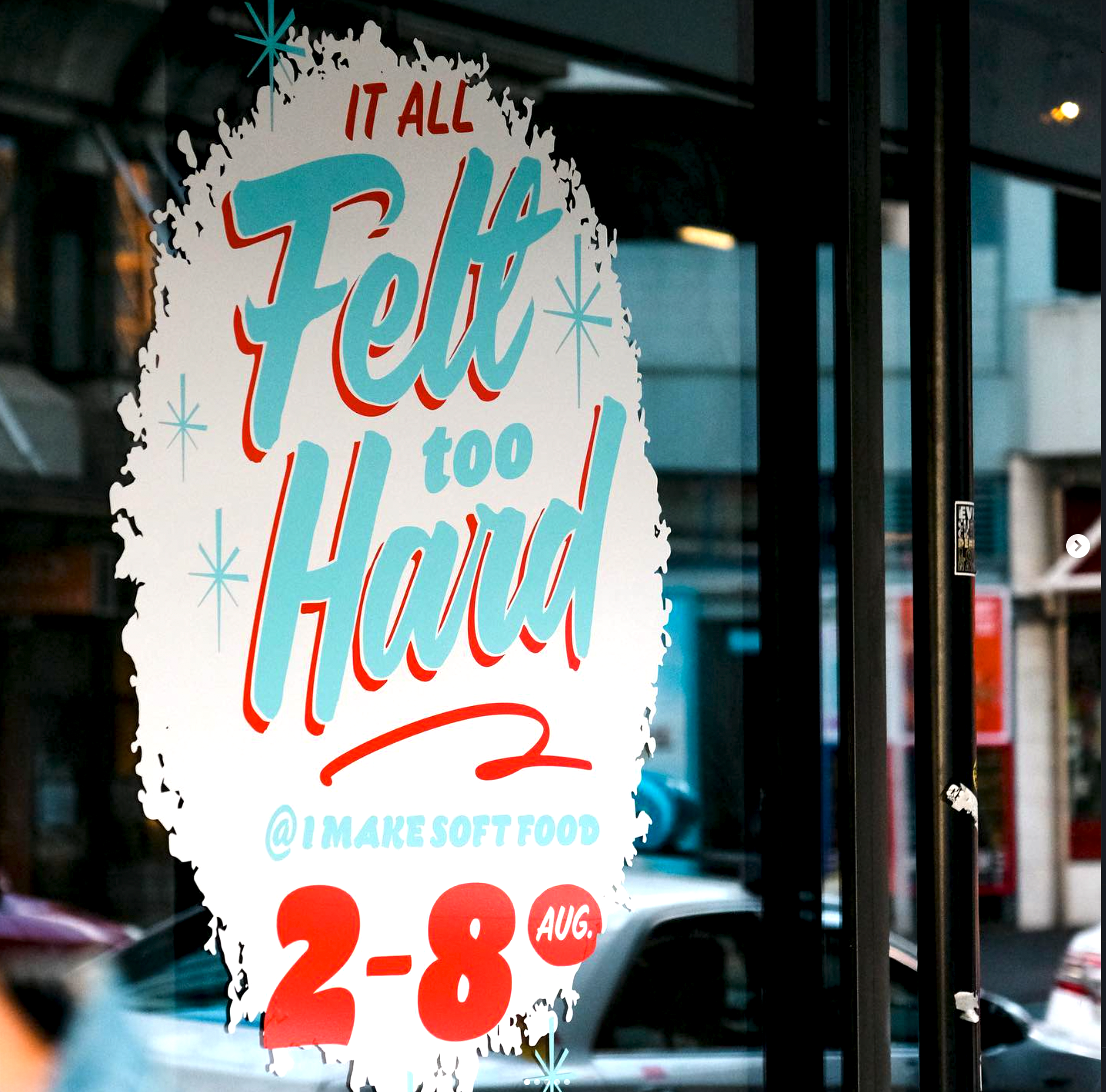 It All Felt Too Hard exhibition branding for Chloe Smith. Exhibition design, branding, designer, Creative Director. Alice Lloyd.