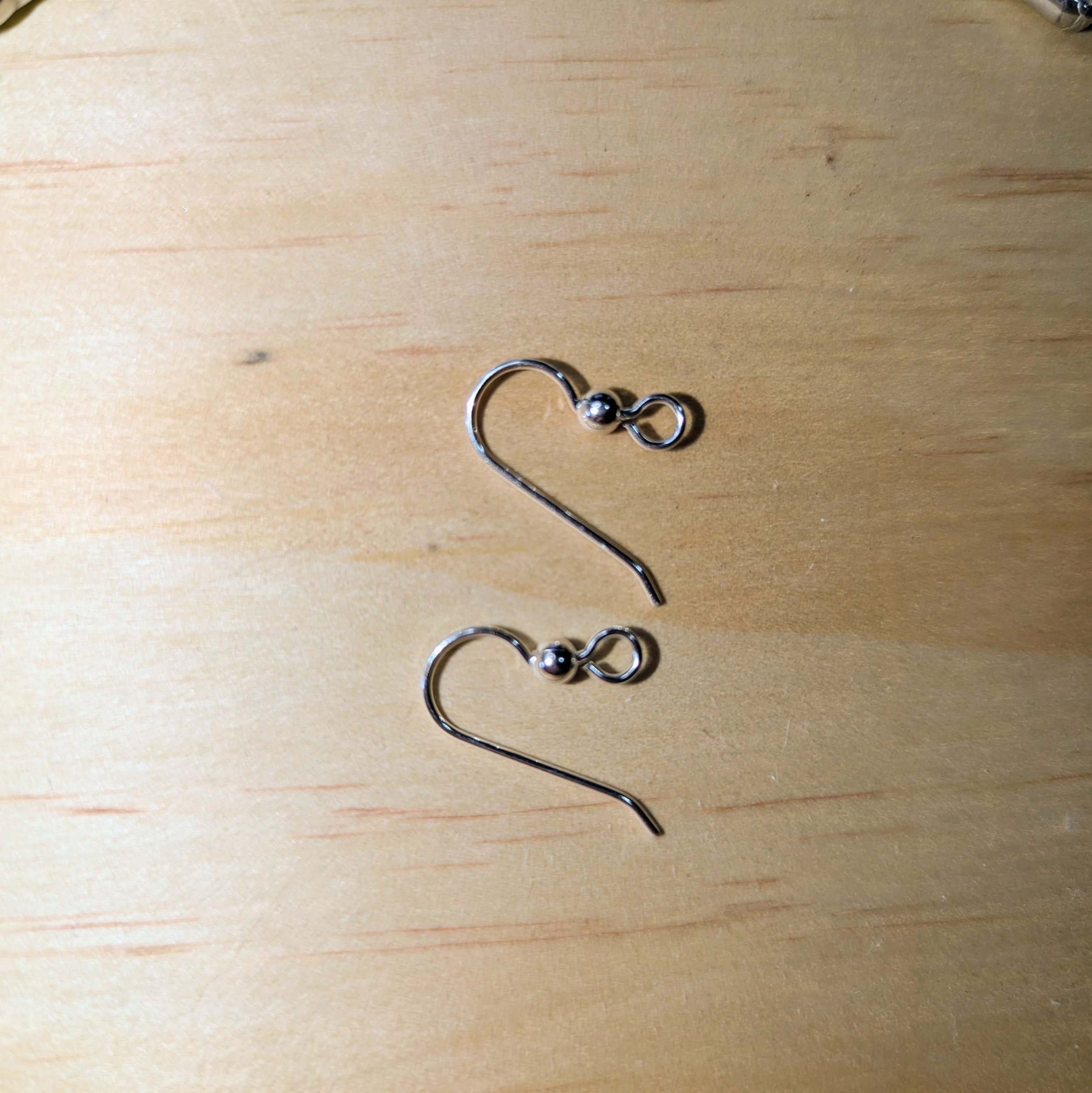 Argentium Silver Earring Hooks Upgrade
