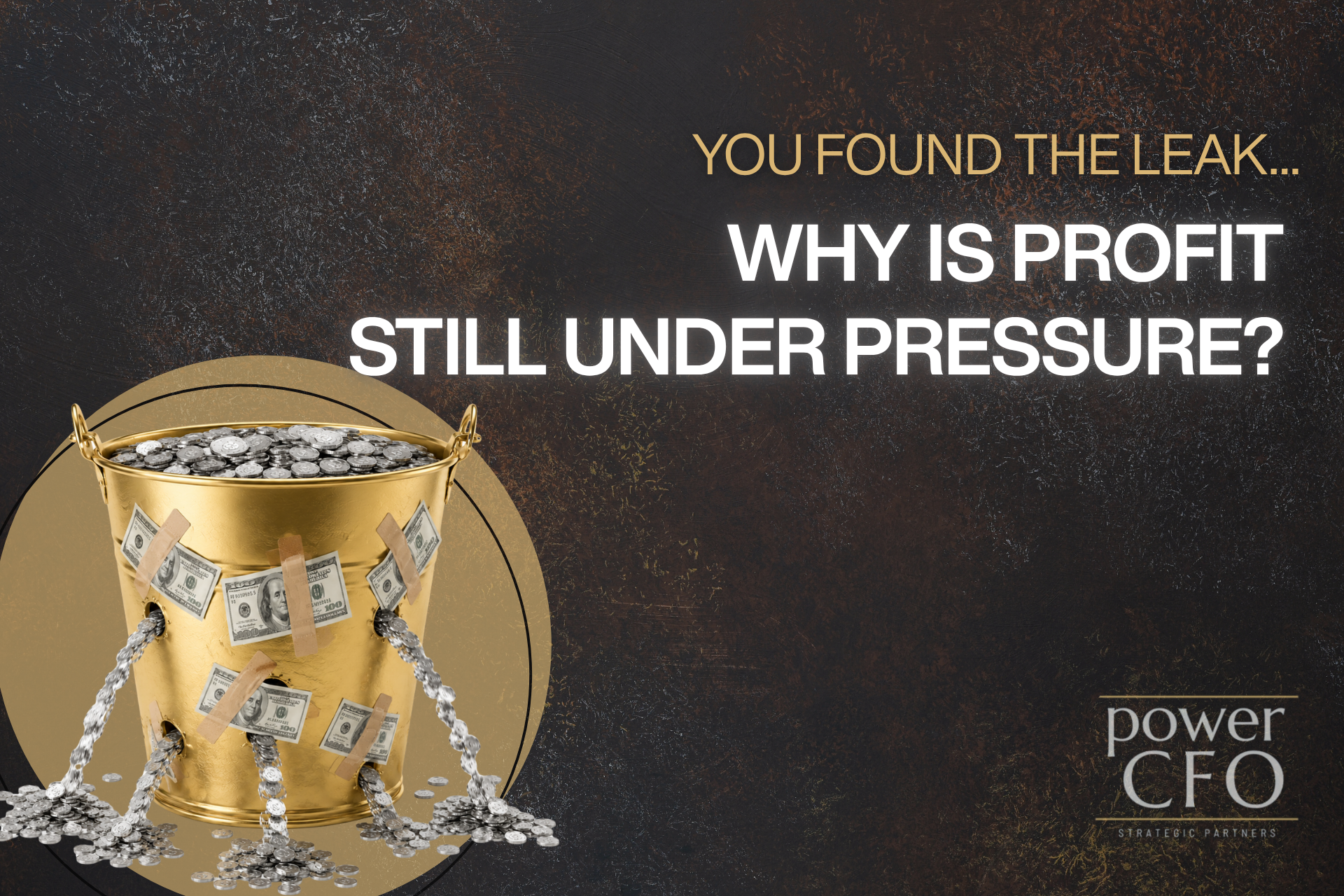 Manufacturing Profitability: You Found the Leak.         Why Is Profit Still Under Pressure?