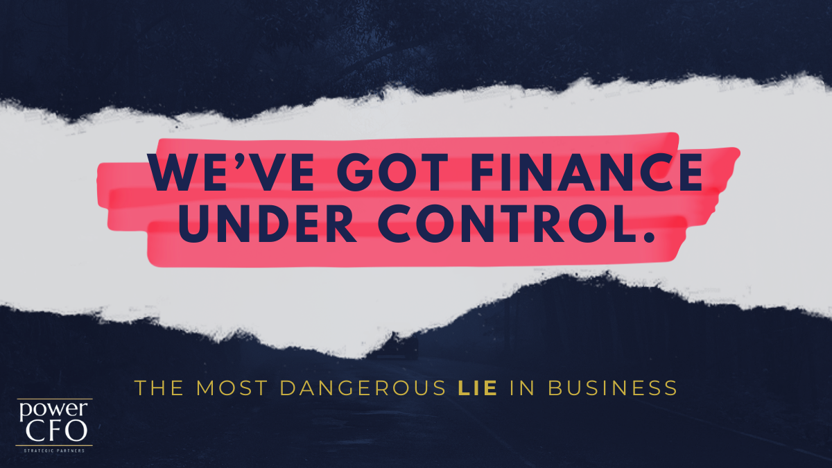 Financial control warning sign for business leaders evaluating CFO performance, forecasting, benchmarking, and strategic finance.