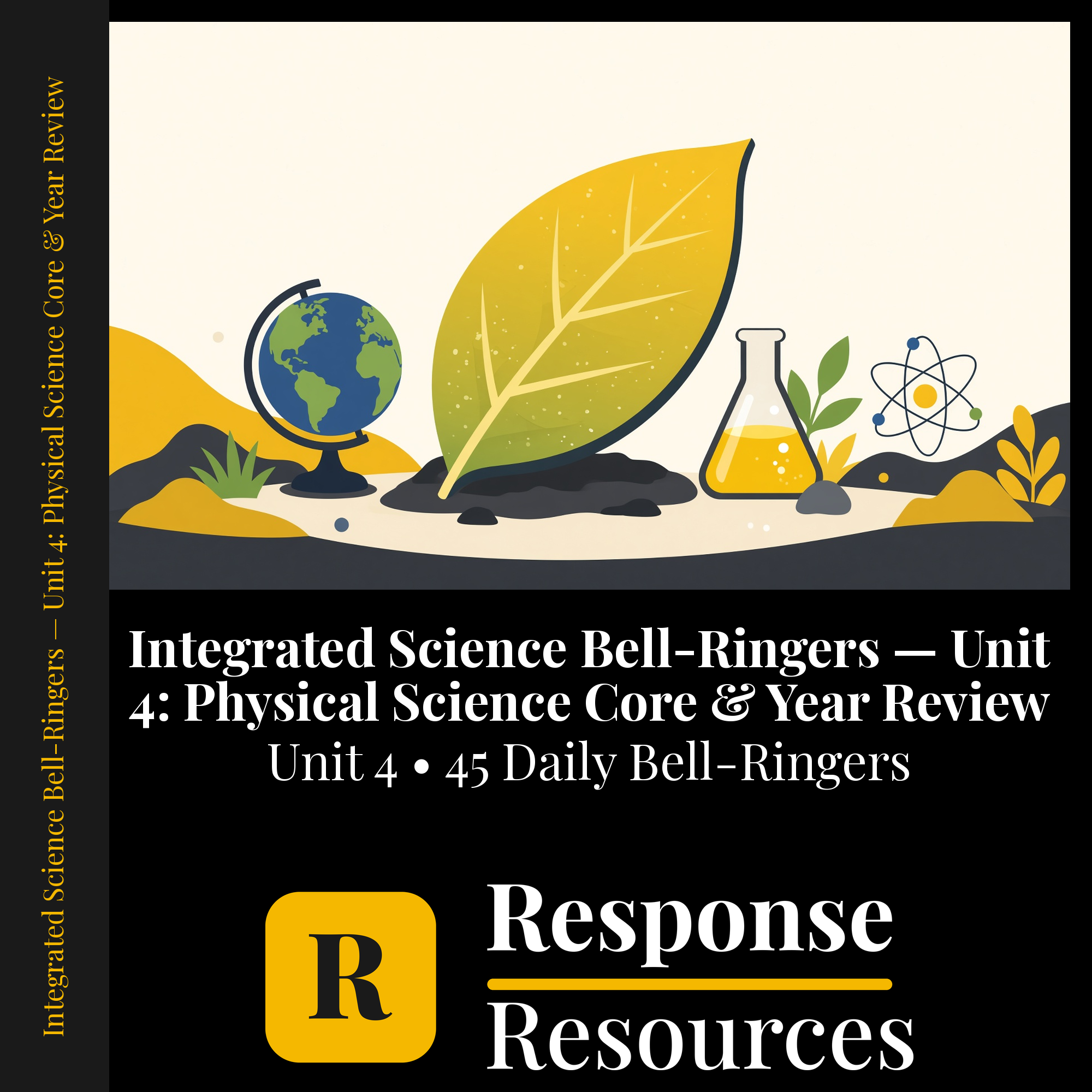 Integrated Science (MS) Bell Ringers Unit 4 - 45 Daily Warm-Ups (Grades 6-8) cover — Response Resources