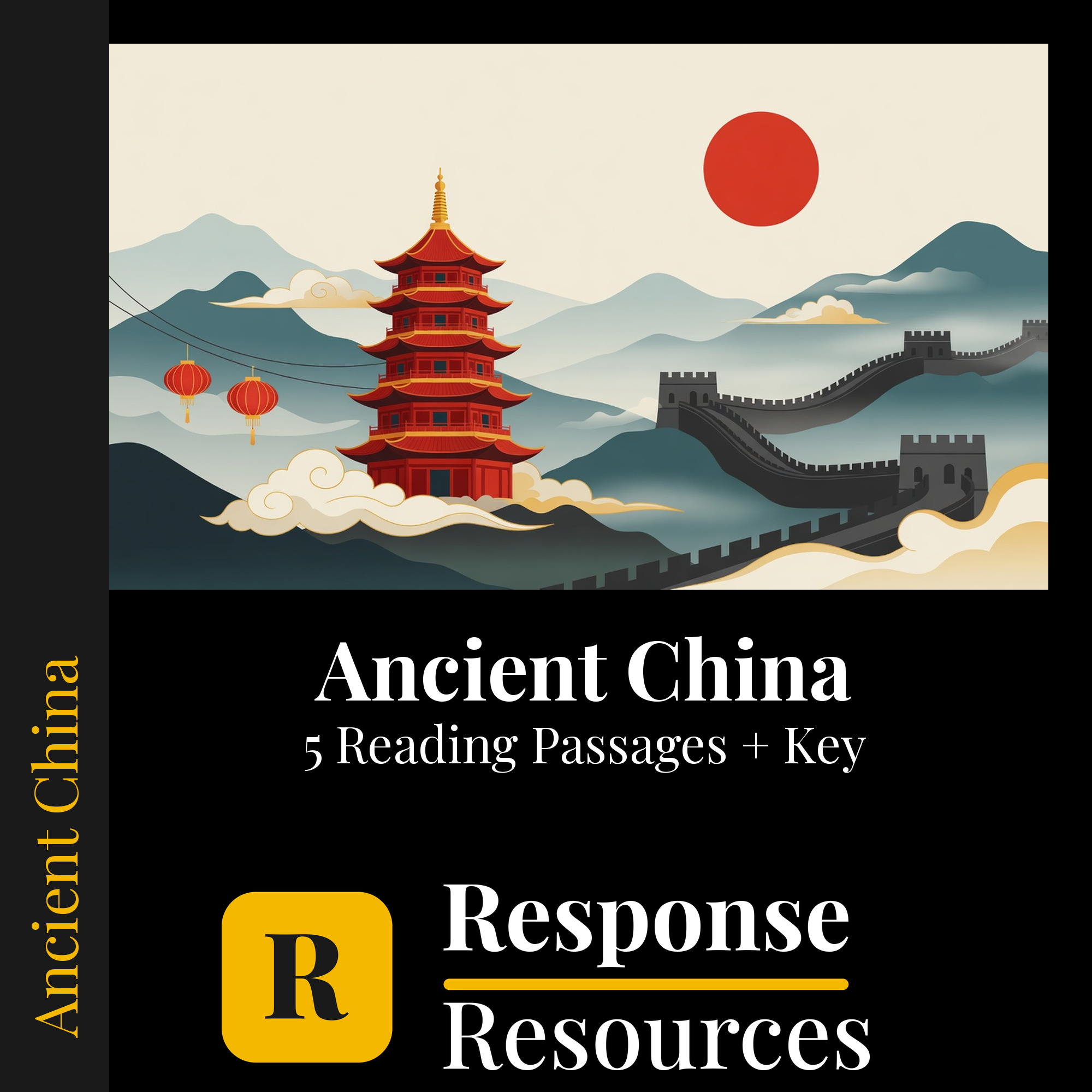 Ancient China nonfiction reading passages — Response Resources