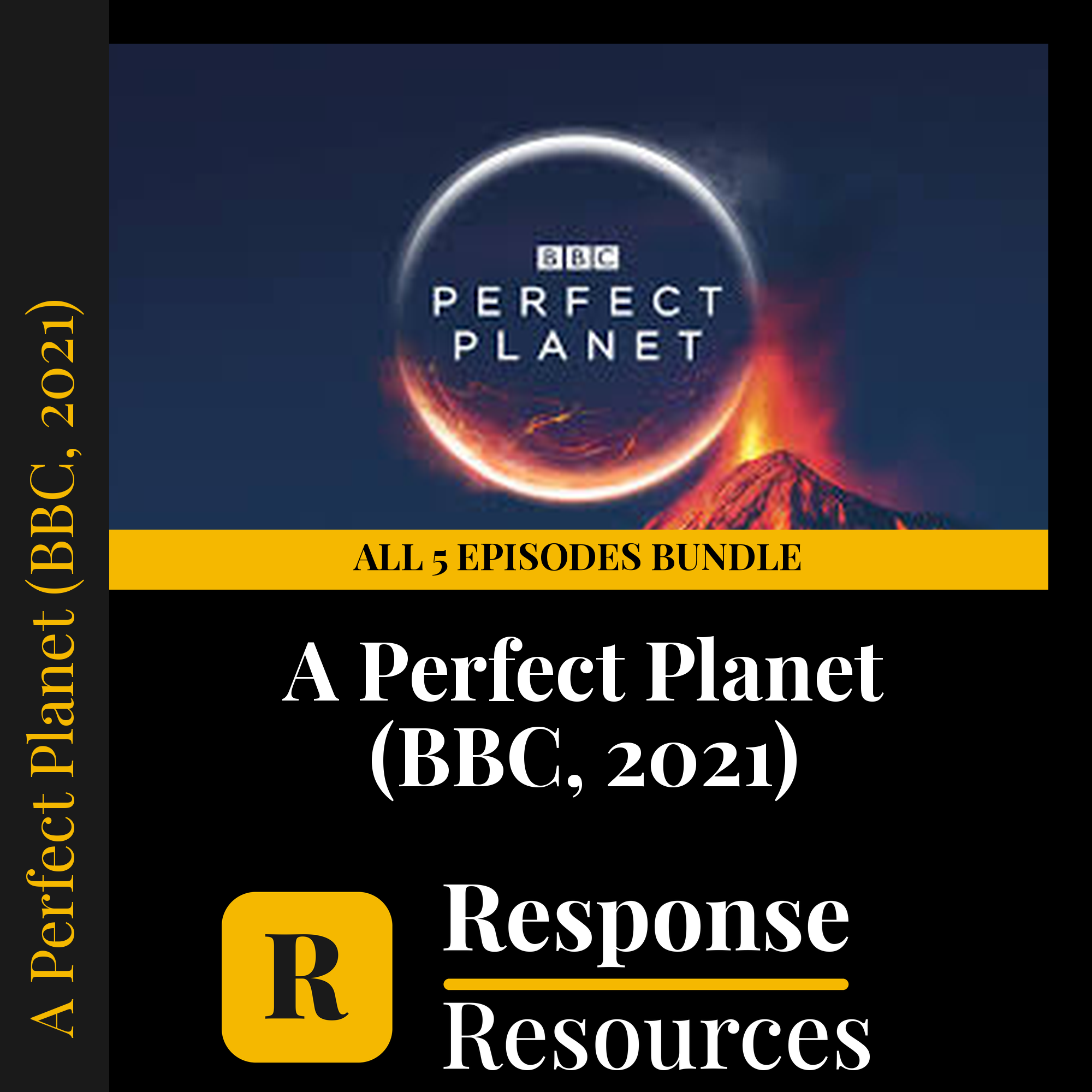 A Perfect Planet — fill-in-the-blank documentary worksheet bundle for Earth Science grades 6-12