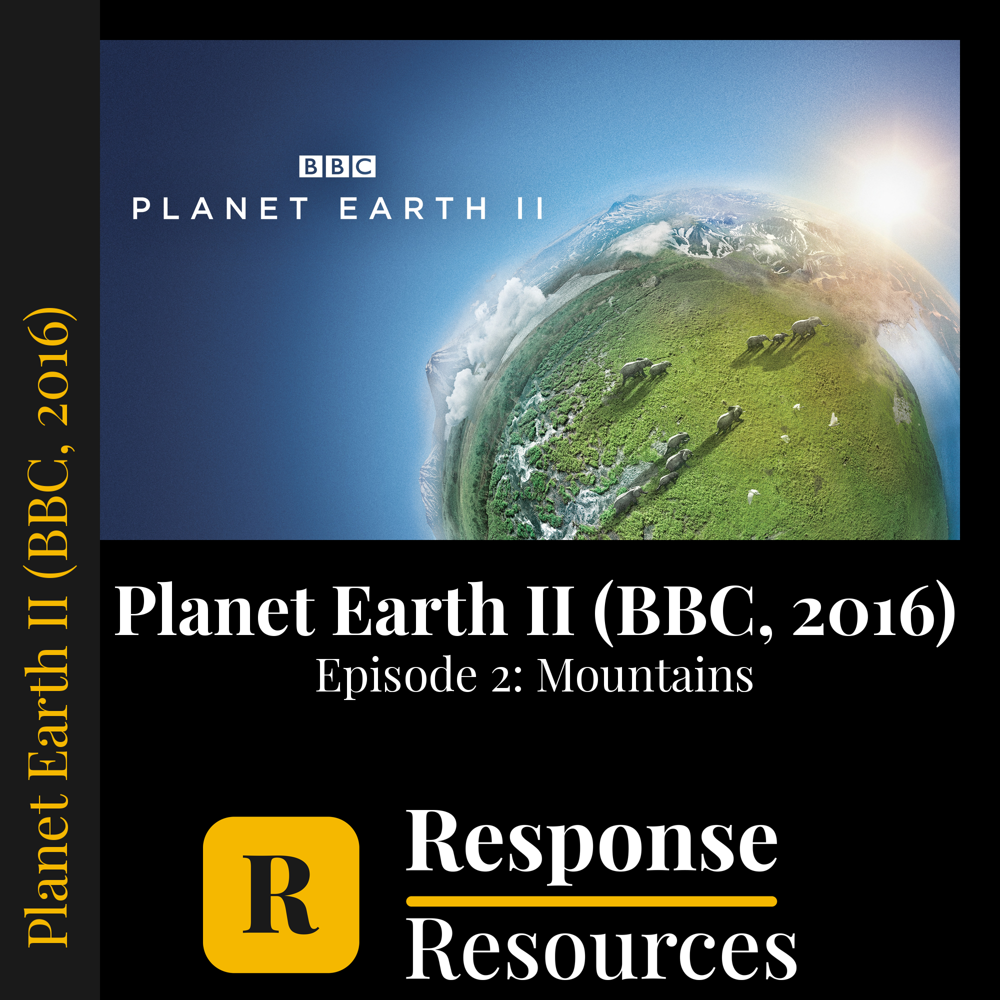 Planet Earth II (BBC, 2016) - Episode 2: Mountains — fill-in-the-blank documentary worksheet for Environmental Science grades 6-12