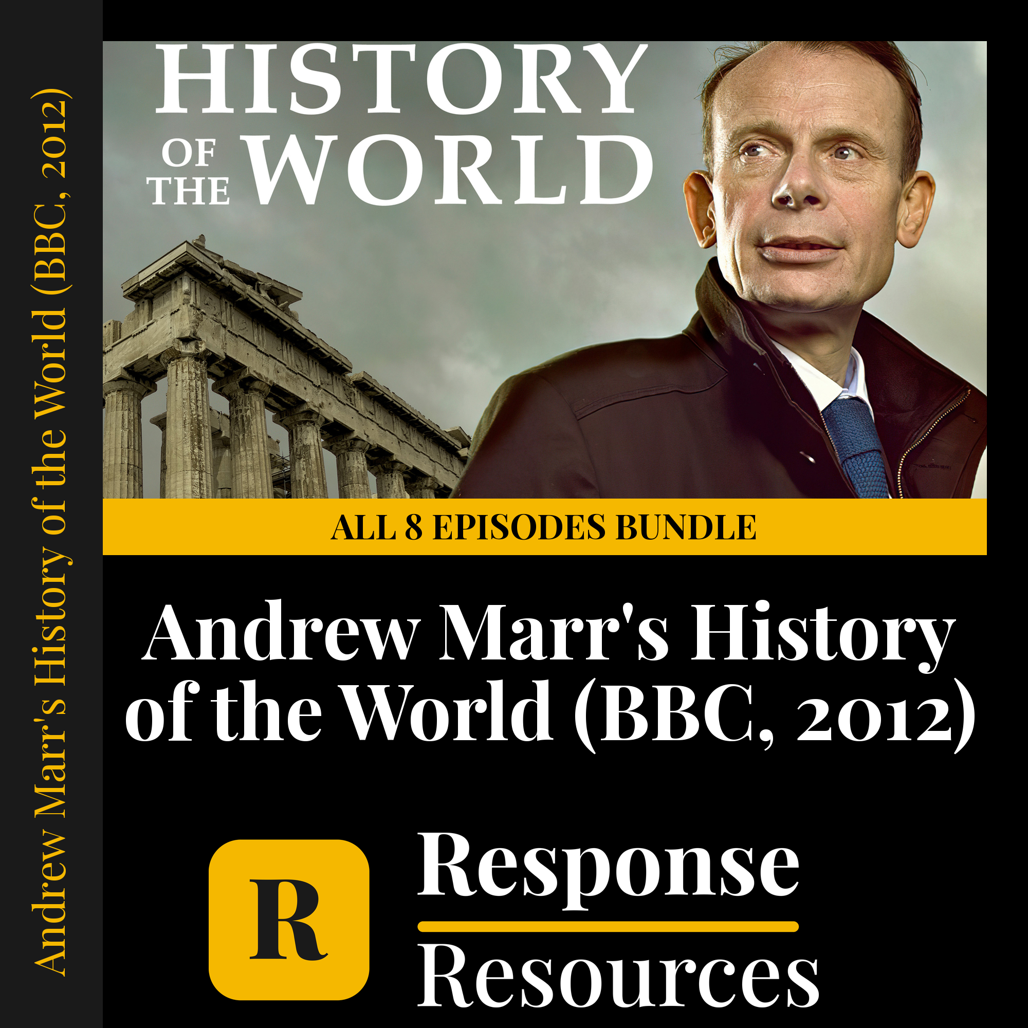 Andrew Marr's History of the World — fill-in-the-blank documentary worksheet bundle for World History grades 7-12