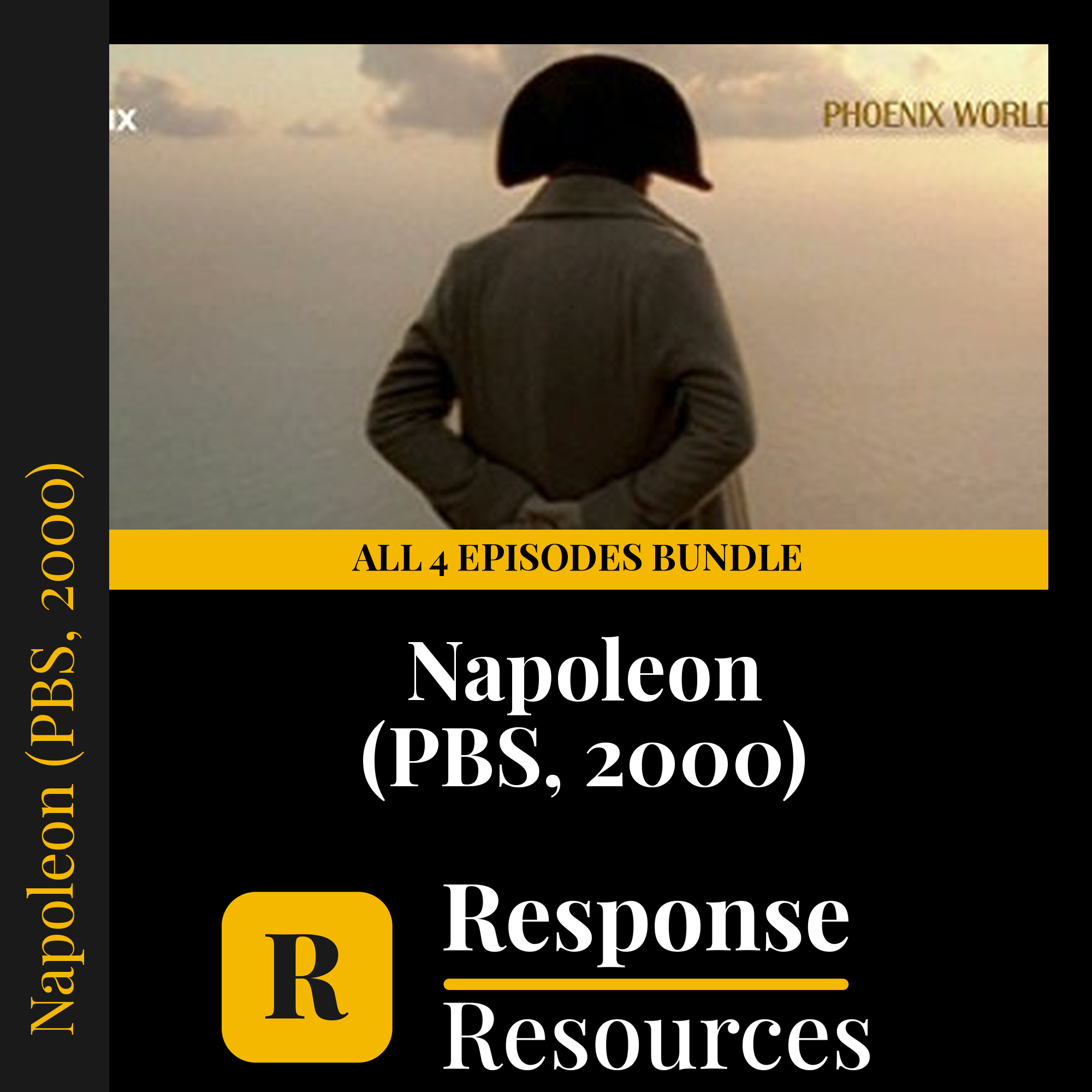 Napoleon — fill-in-the-blank documentary worksheet bundle for World History grades 7-12