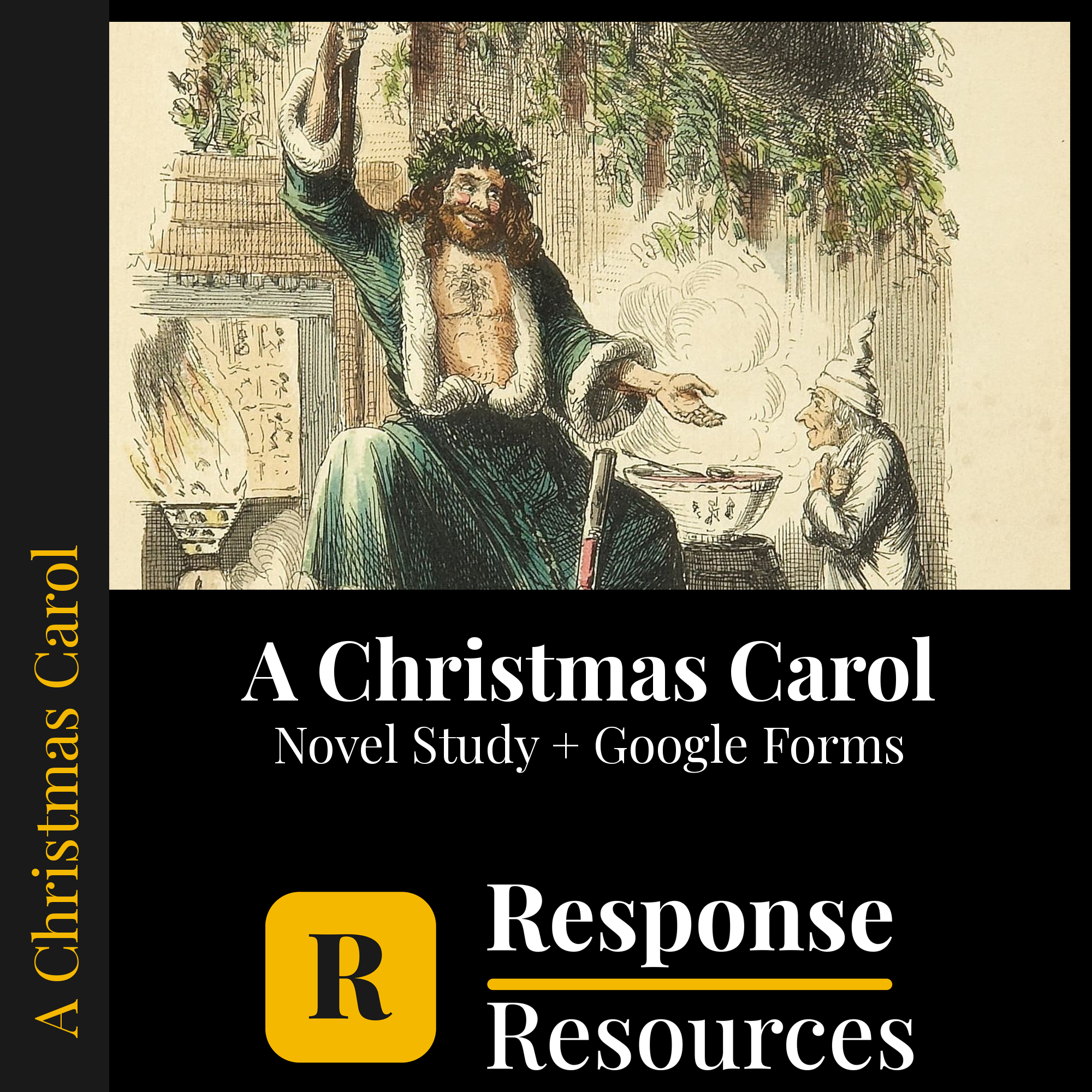 A Christmas Carol by Charles Dickens — stave-by-stave novel study for English, grades 8-10