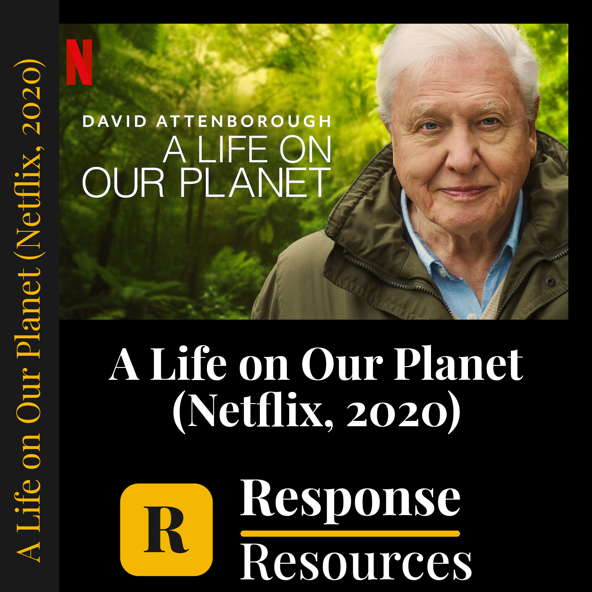 A Life on Our Planet (2020) — fill-in-the-blank documentary worksheet for environmental and Earth science, grades 6–12